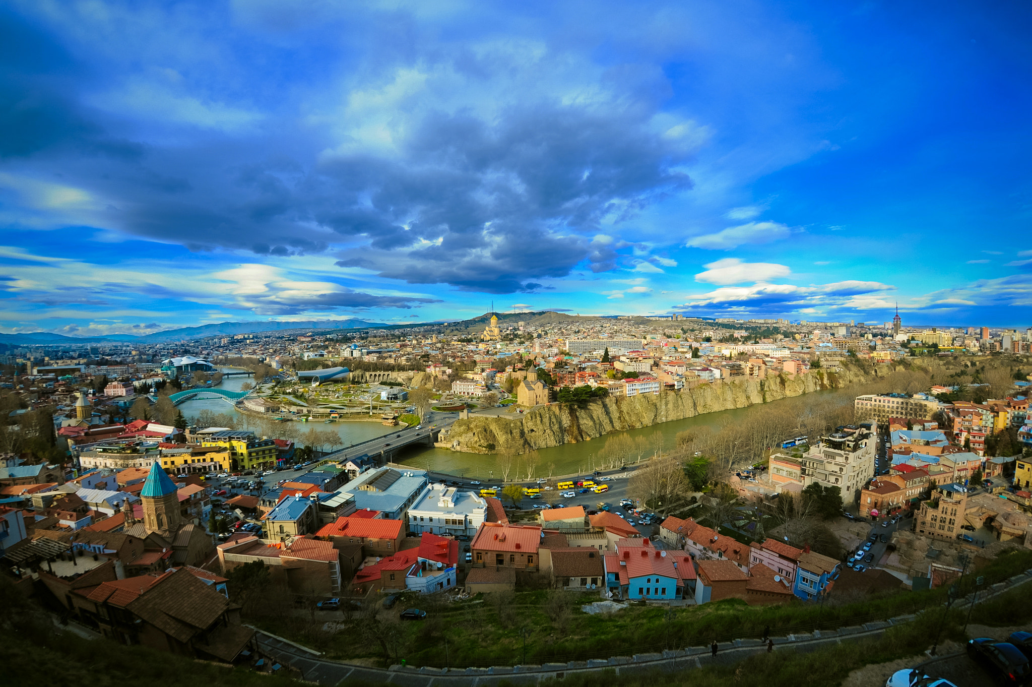 Sigma 15mm F2.8 EX DG Diagonal Fisheye sample photo. Tbilisi city photography