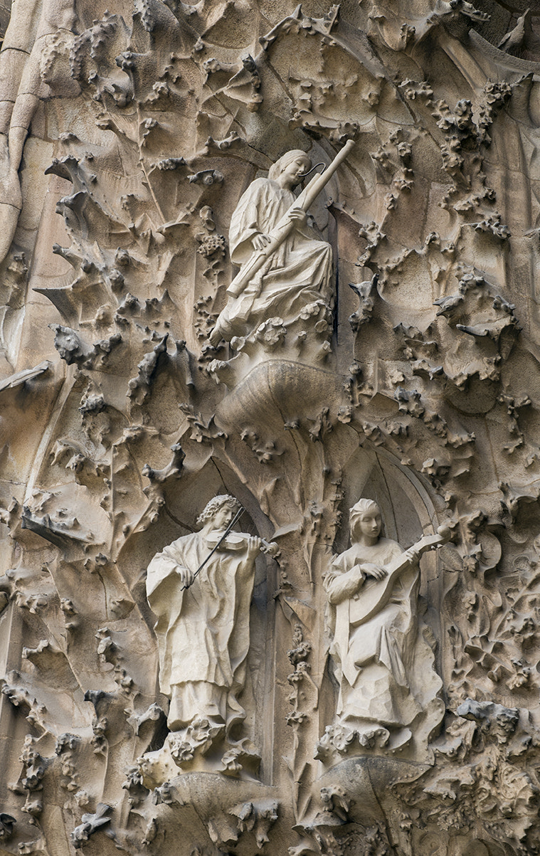 Nikon AF-S Nikkor 24-70mm F2.8G ED sample photo. Sagrada familia photography