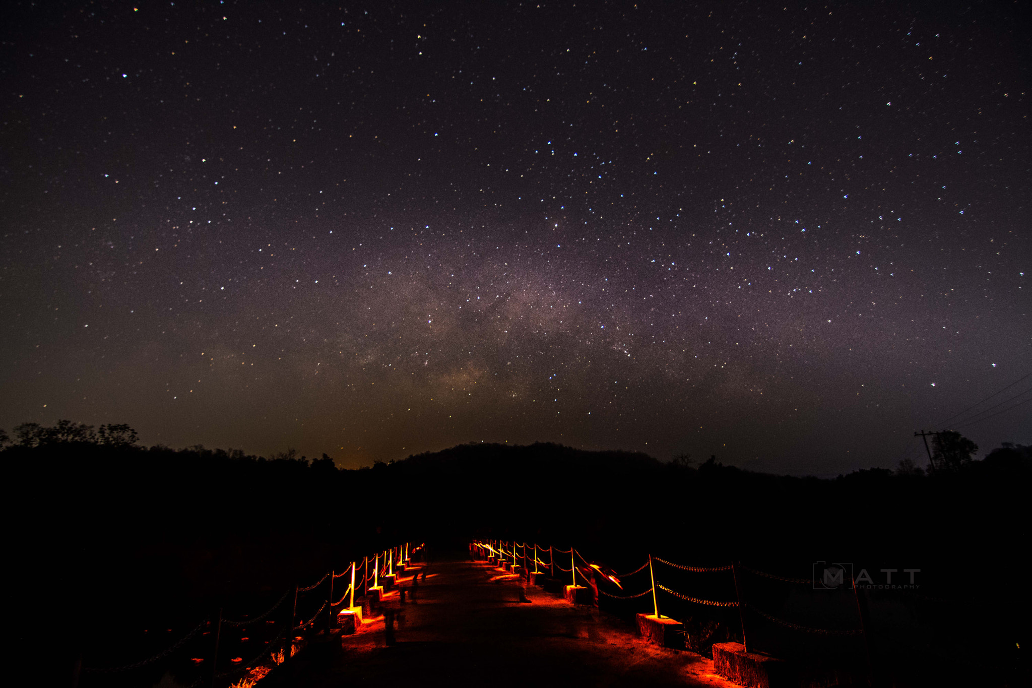 Nikon D7100 sample photo. Bridge to the milky way photography