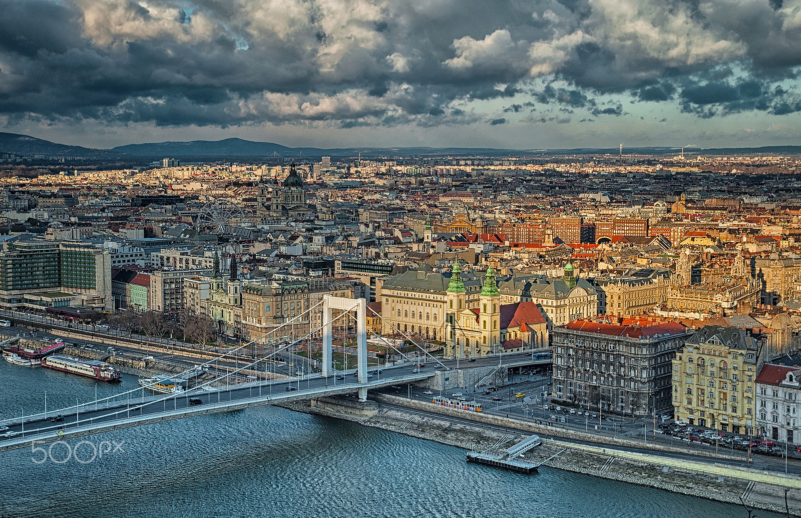 Nikon D90 sample photo. View on budapest in the morning photography