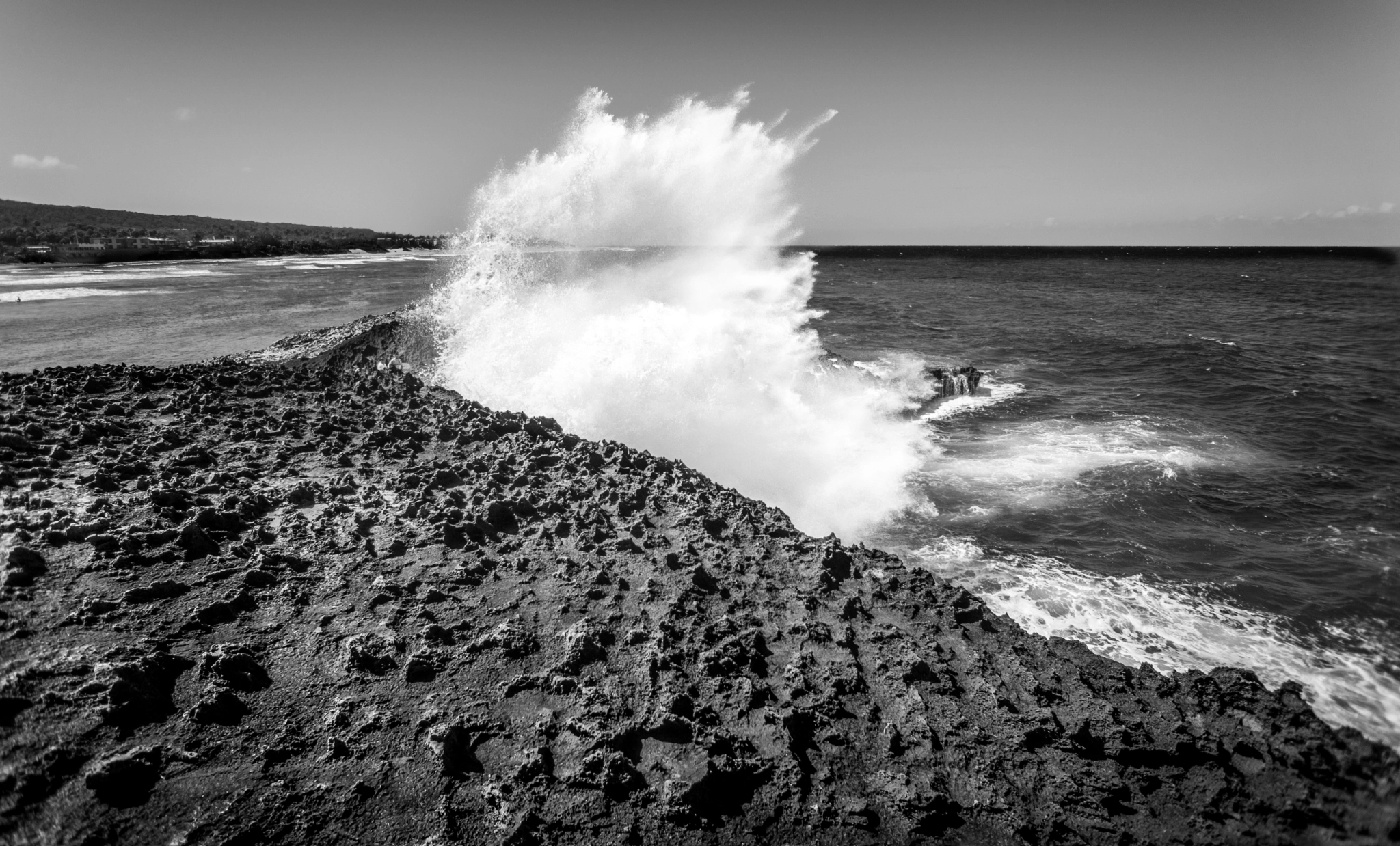 Sony Alpha NEX-7 + Sony E 16mm F2.8 sample photo. Blowhole at isabella puerto rico photography
