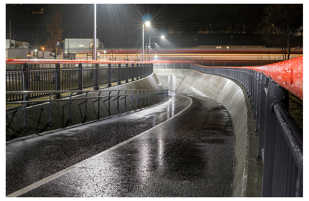 Sony a6300 + 30mm F1.4 DC DN | Contemporary 016 sample photo. Concrete underpass  photography