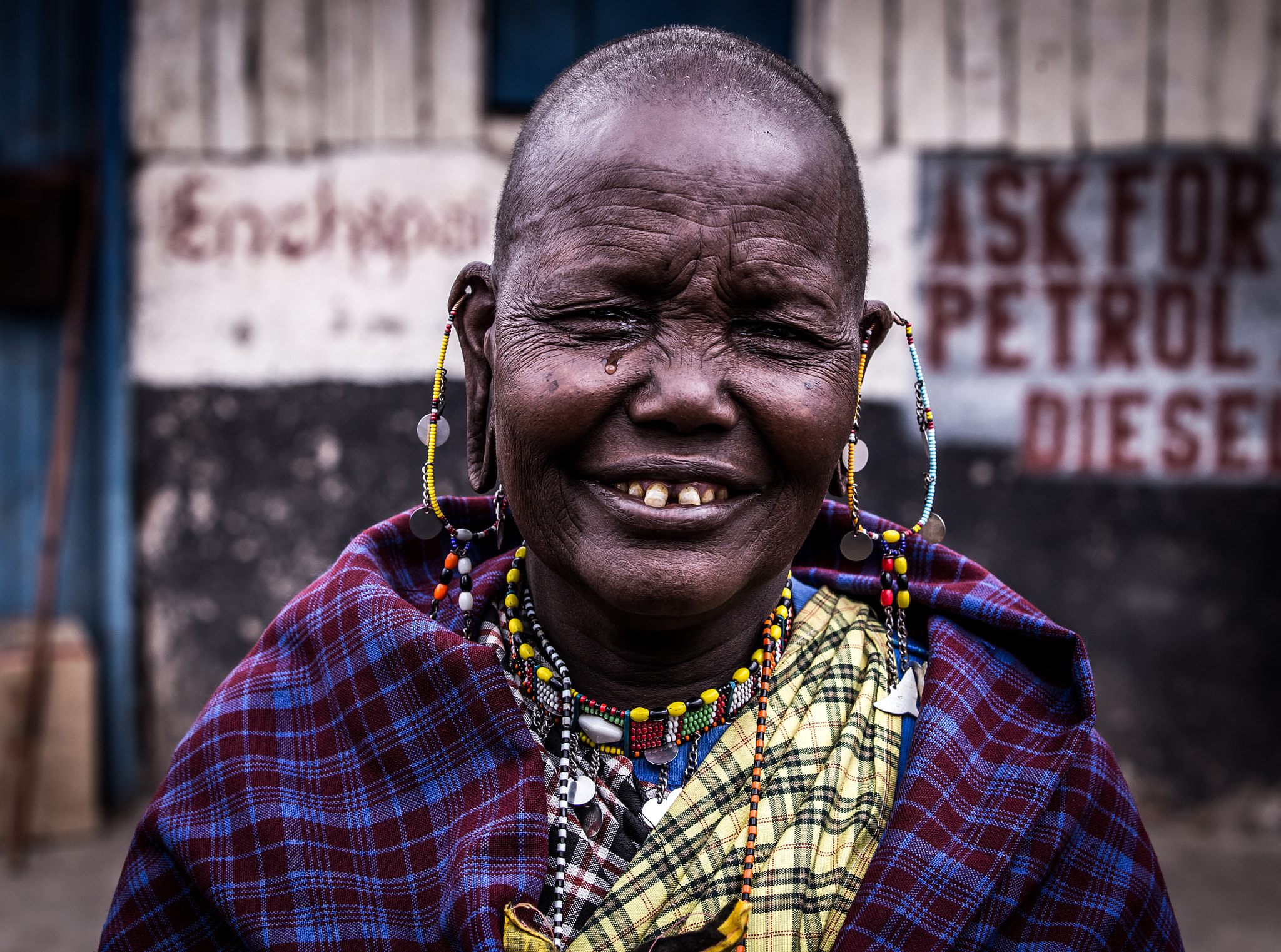 Canon EOS 6D sample photo. Masai woman tears of joy photography