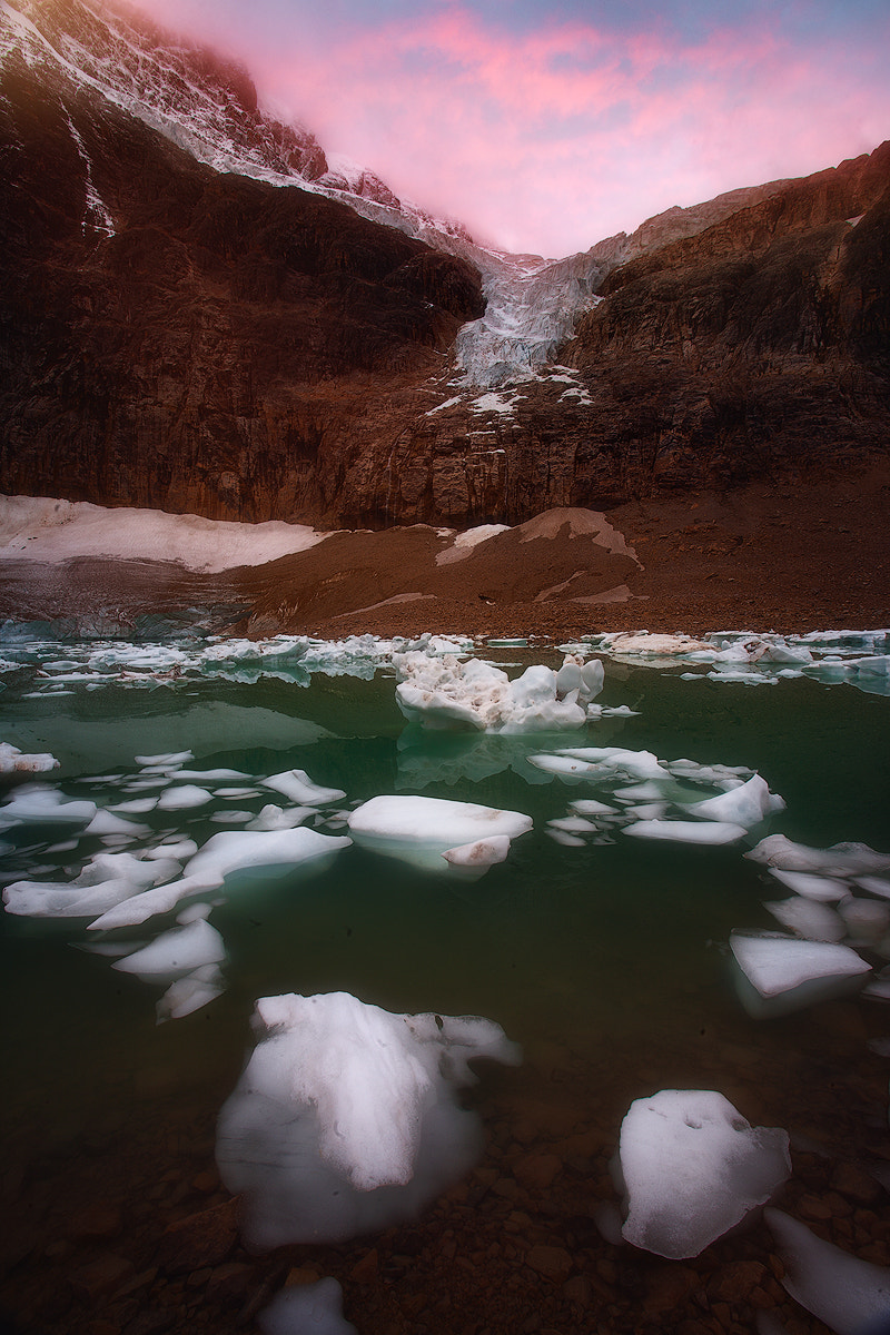 Canon EOS 5D sample photo. Angel glacier photography