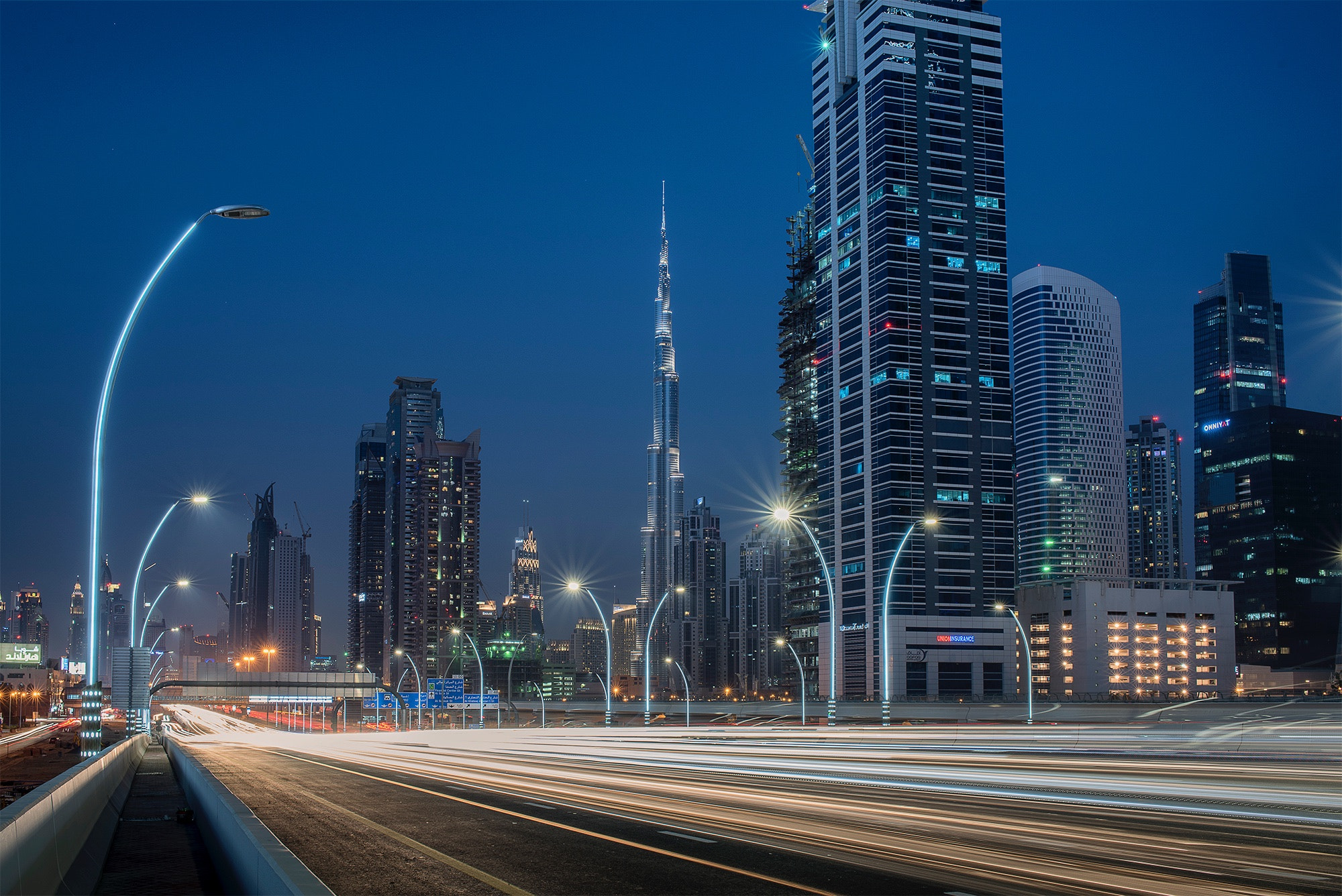 Nikon D810 sample photo. Dubai from the new channel bridge. photography