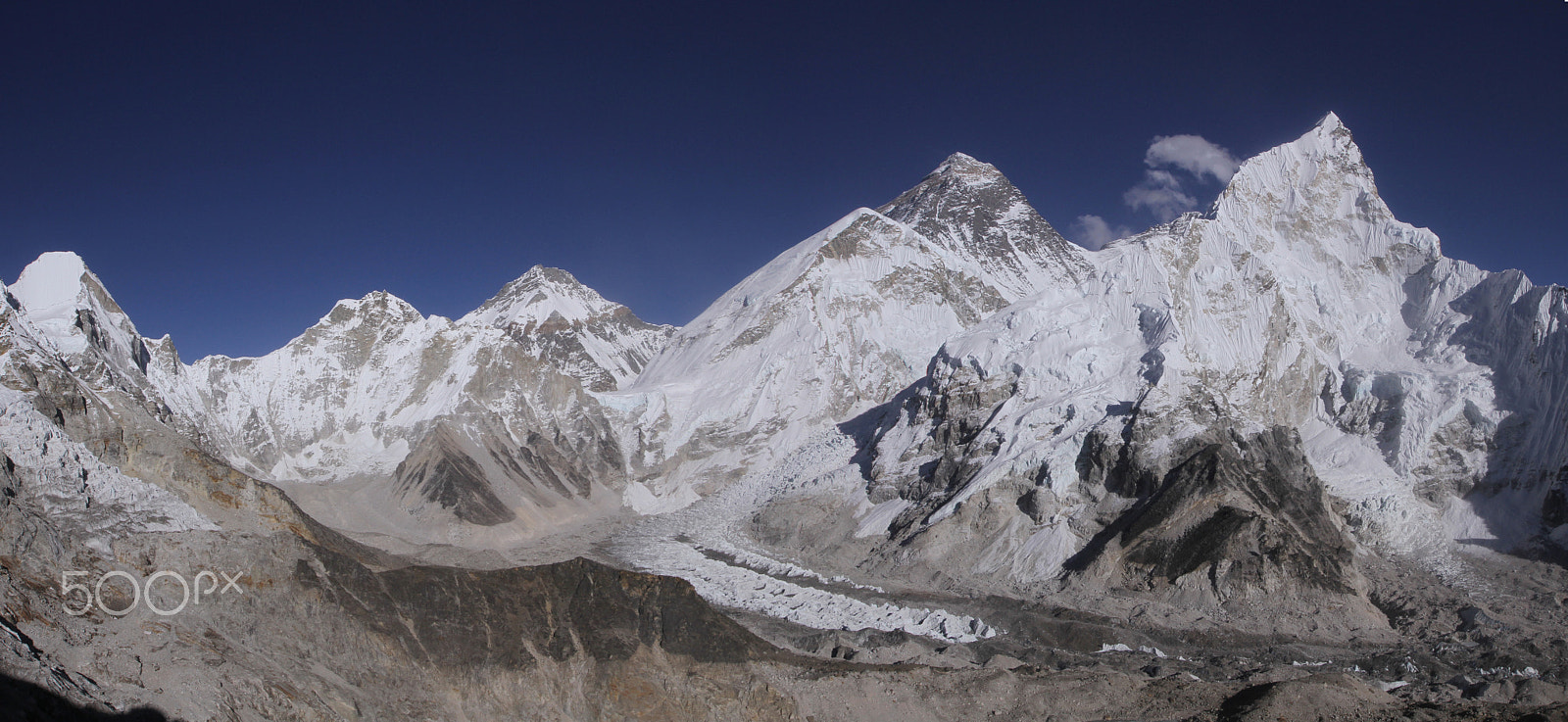 Canon EOS 7D sample photo. Everest from kalapathar photography
