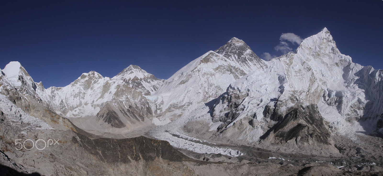 Canon EOS 7D + Canon EF 16-35mm F2.8L II USM sample photo. Everest from kalapathar photography