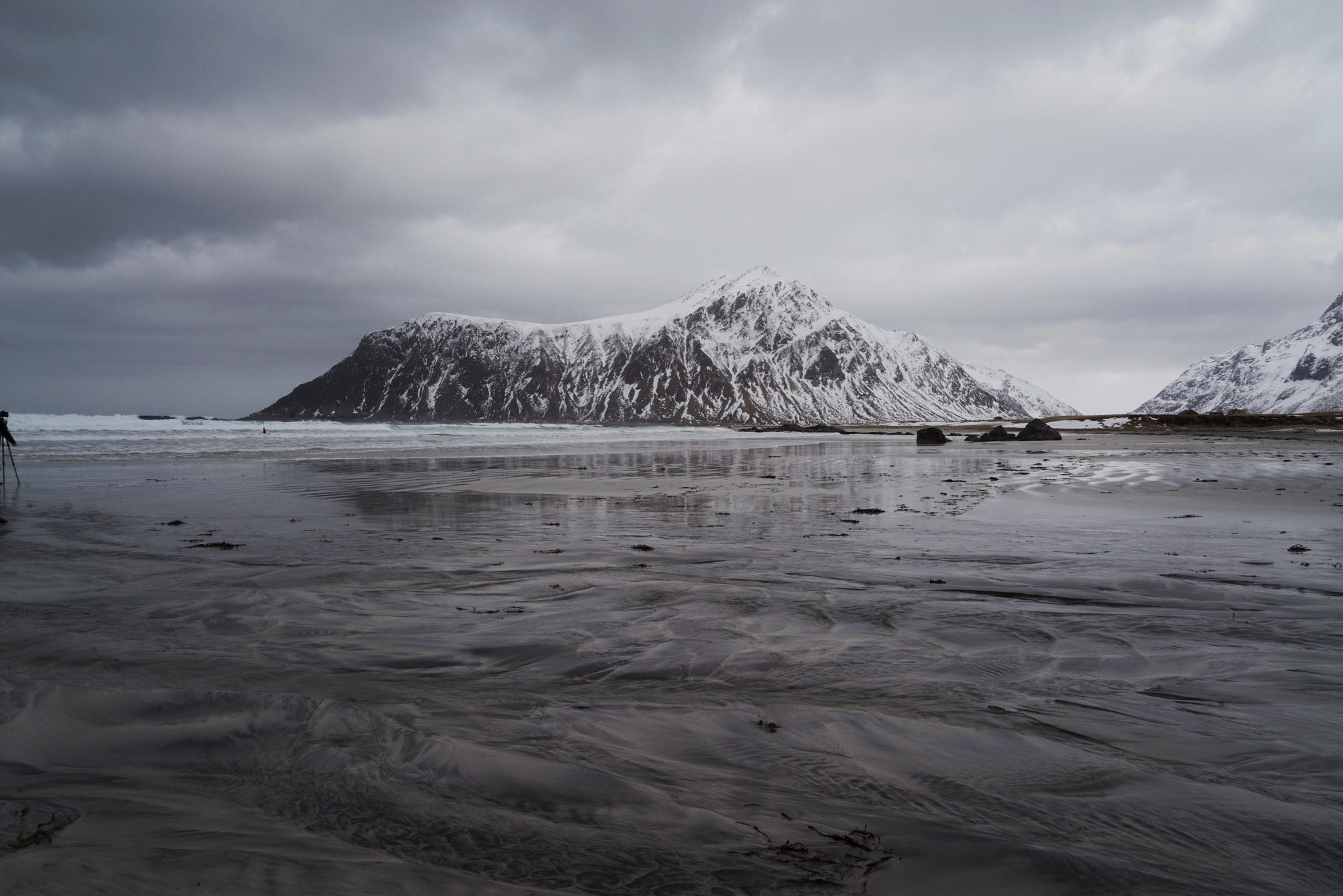 Sony a7R sample photo. Flakstad beach photography