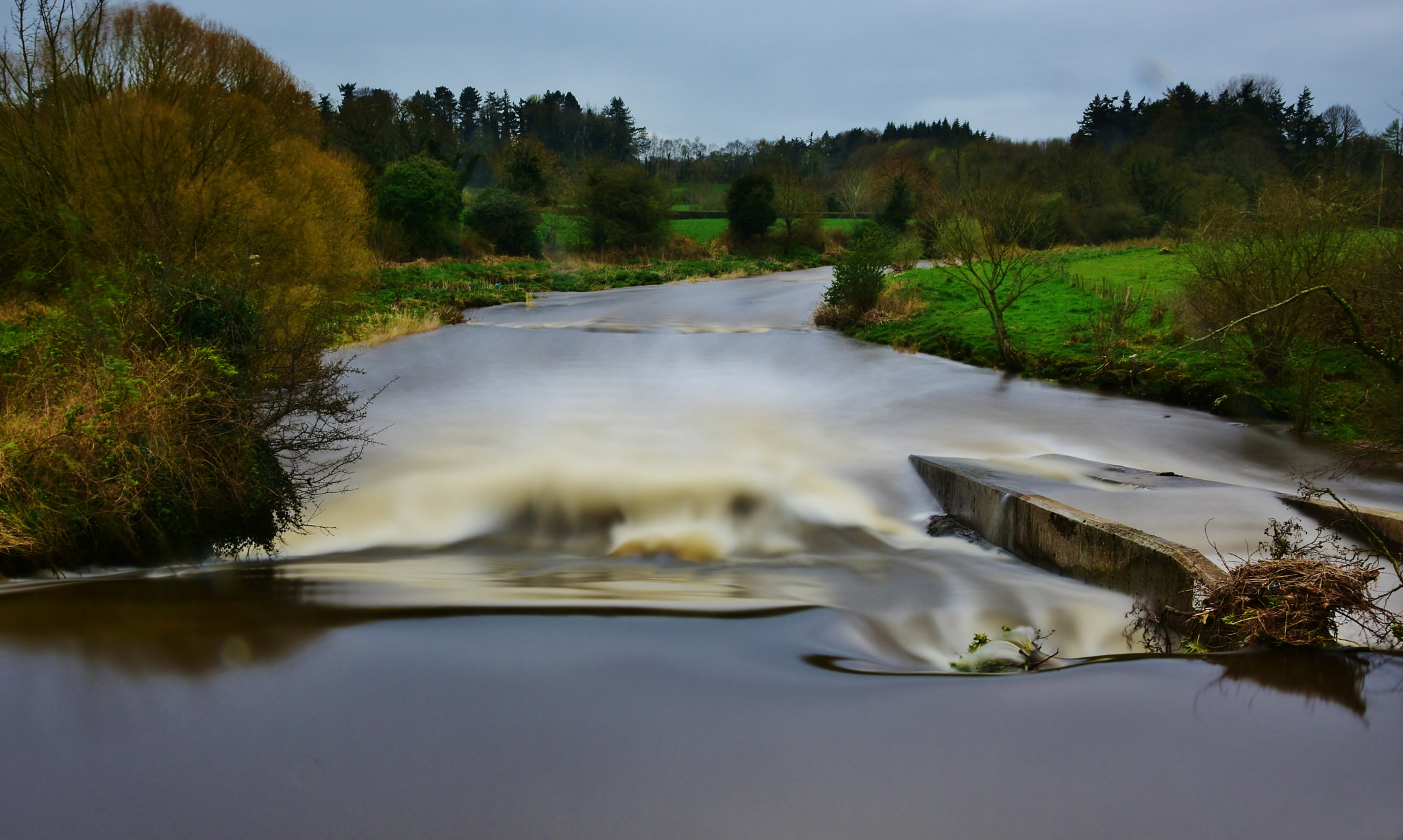 Nikon D5500 sample photo. Boghill mill race photography