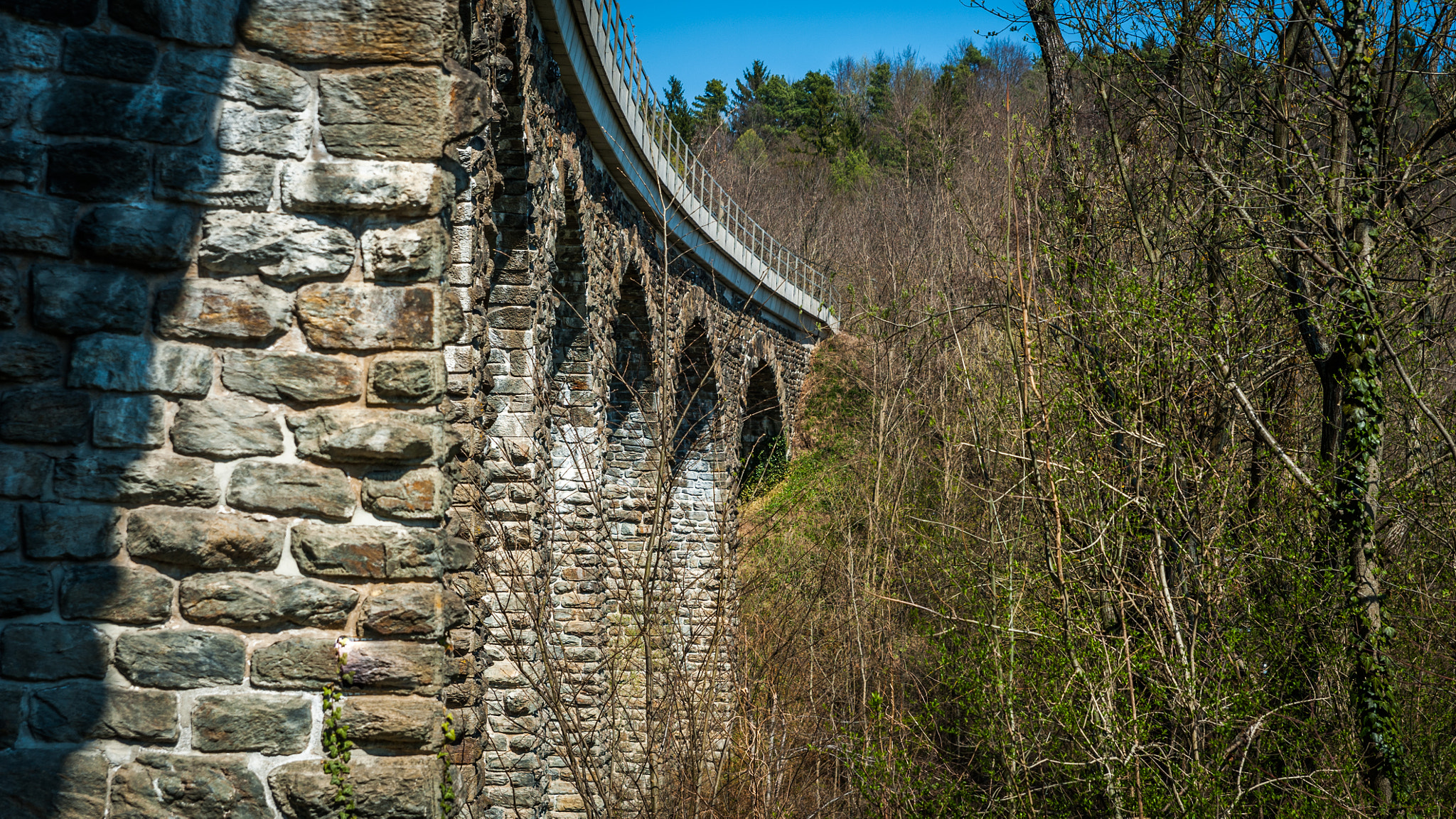 Nikon D700 + Sigma 24-70mm F2.8 EX DG HSM sample photo. Railway bridge thalberg (stmk) photography