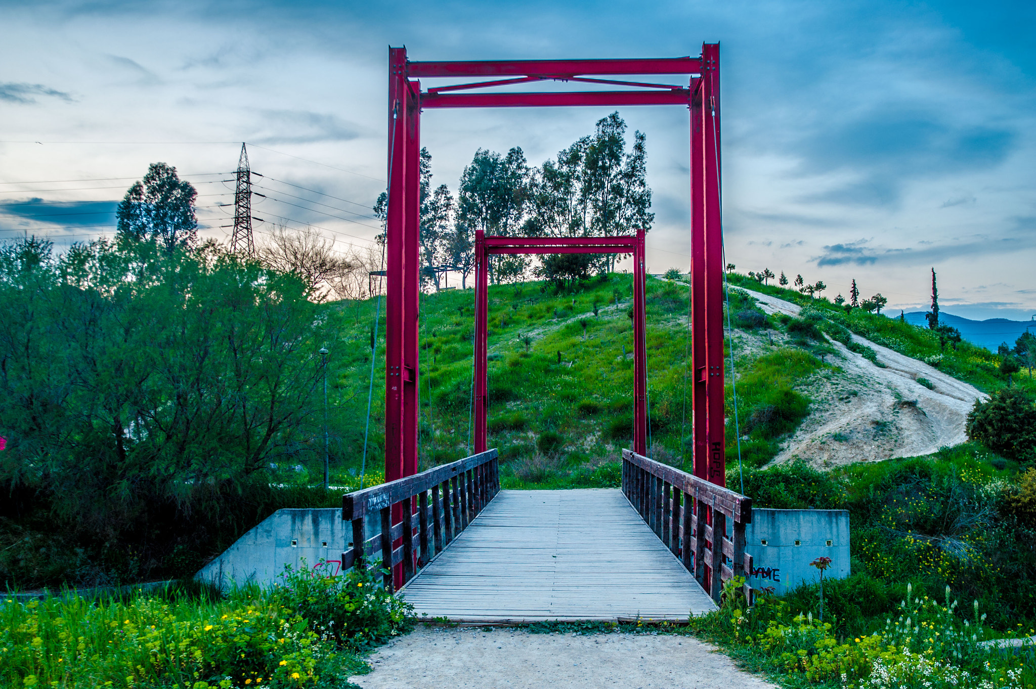 Sigma 24-60mm F2.8 EX DG sample photo. The wooden bridge photography