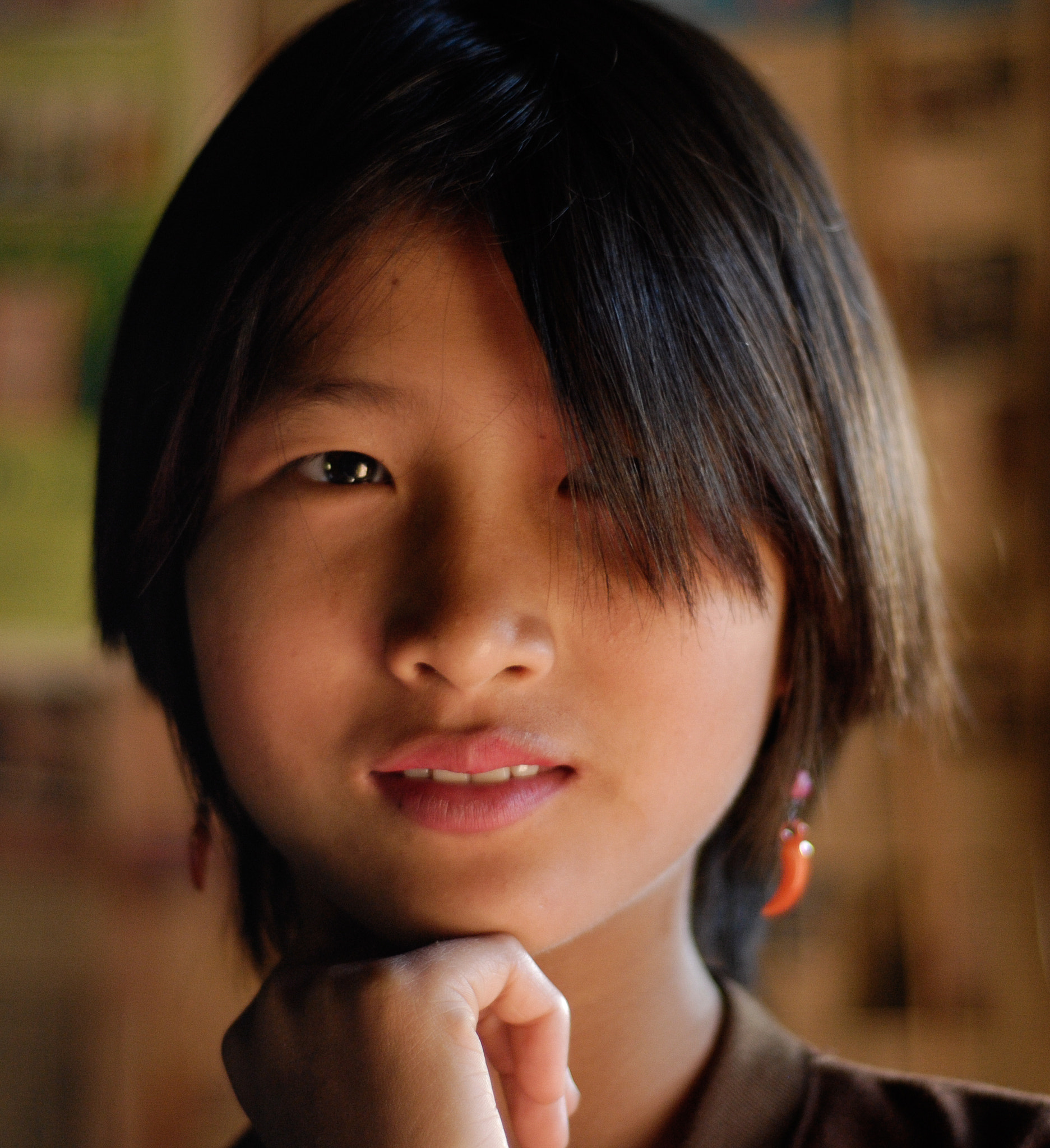 Nikon D200 sample photo. Girl, mountain village near kalaw photography