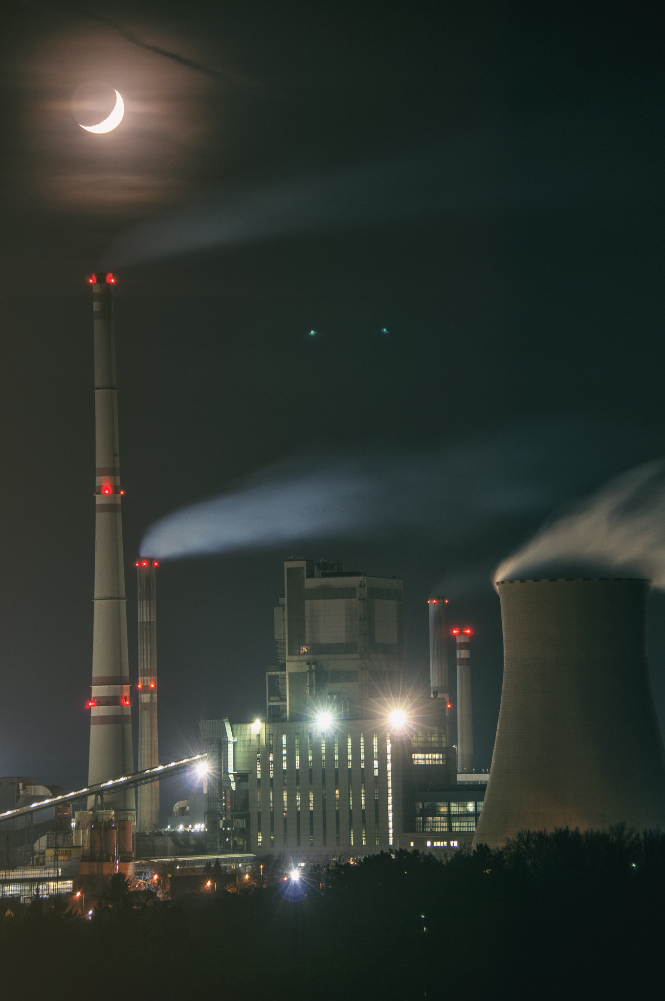 Nikon D300S sample photo. Coal powerplant photography