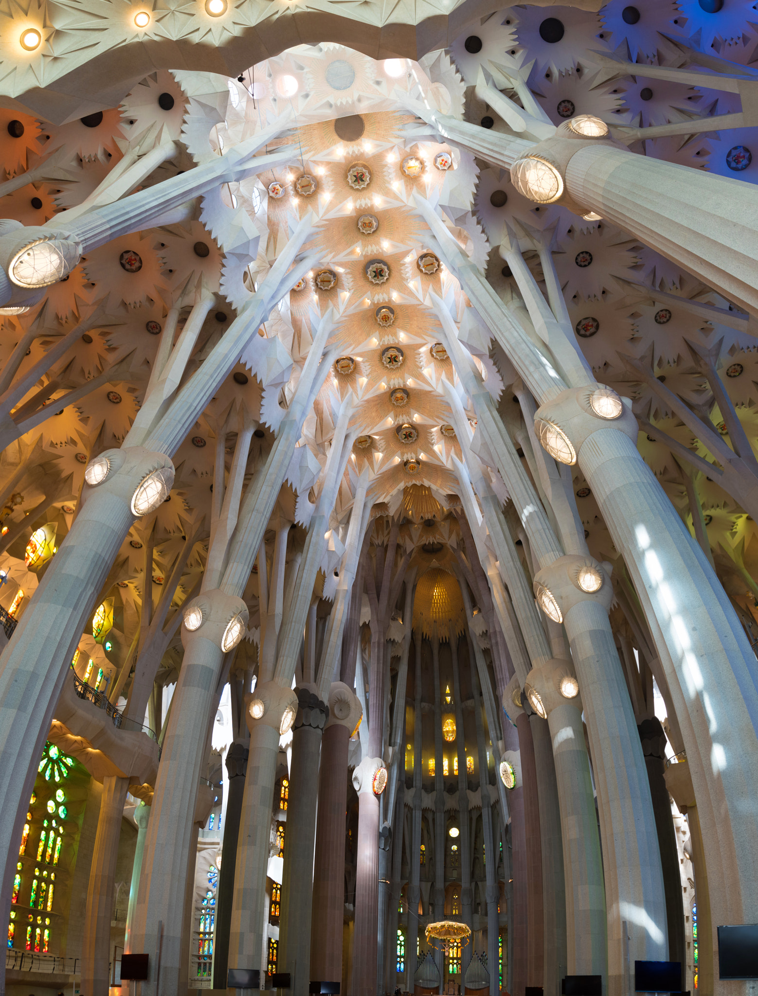 Nikon D750 + Sigma 24-105mm F4 DG OS HSM Art sample photo. Inside sagrada familia, barcelona photography
