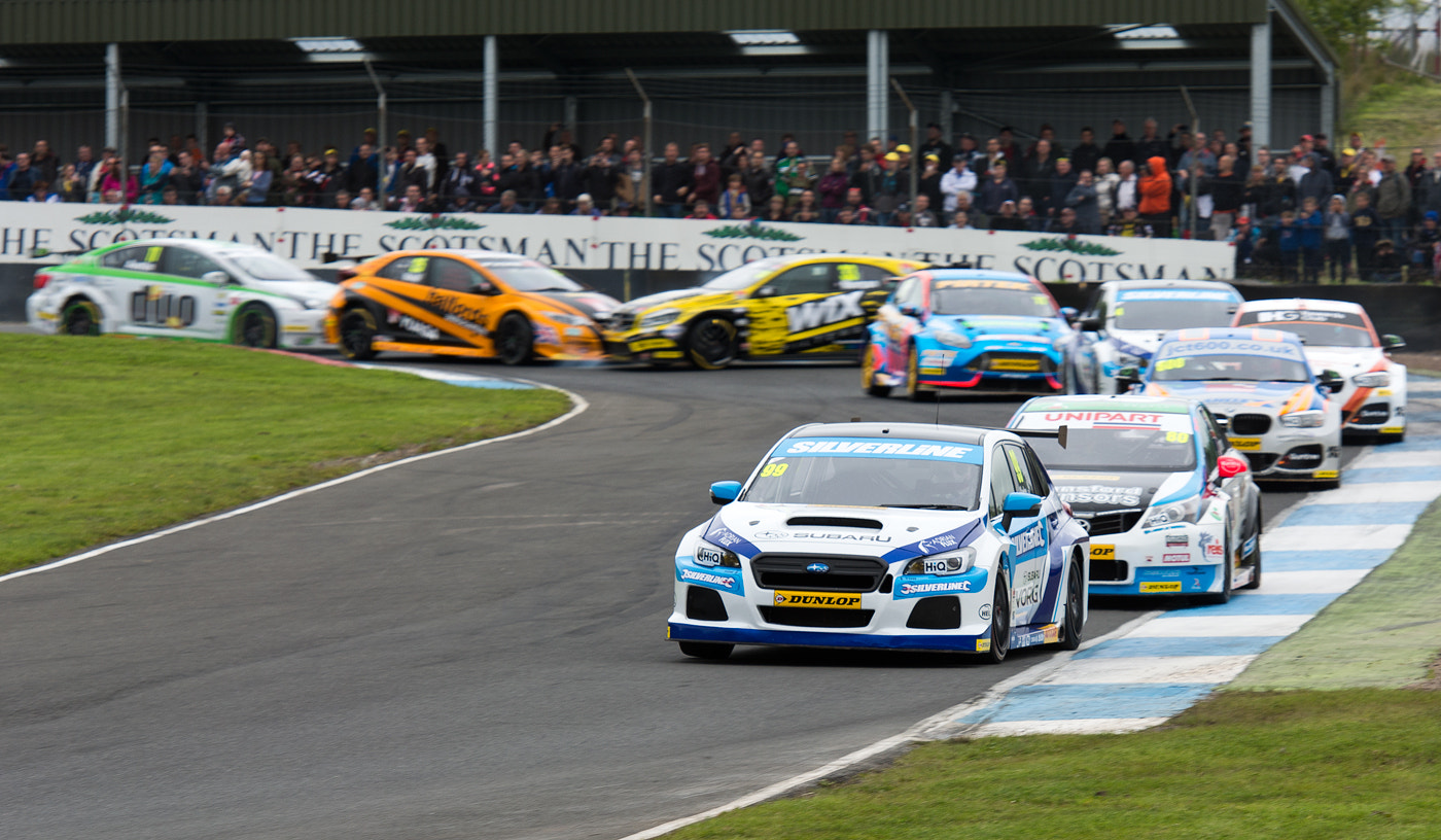Nikon AF-S Nikkor 70-200mm F2.8G ED VR II sample photo. Knockhill start photography