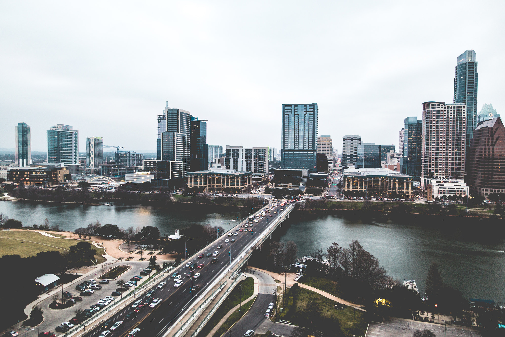 Canon EOS 6D + Sigma 24mm F1.4 DG HSM Art sample photo. Austin skyline photography