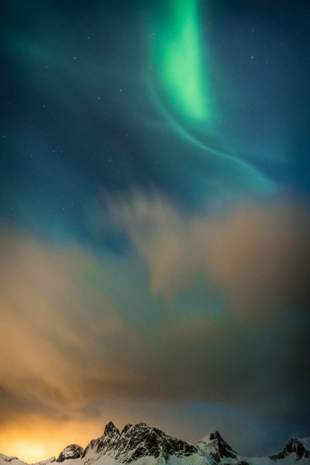 Fujifilm X-Pro2 sample photo. Aurora with clouds! norway photography
