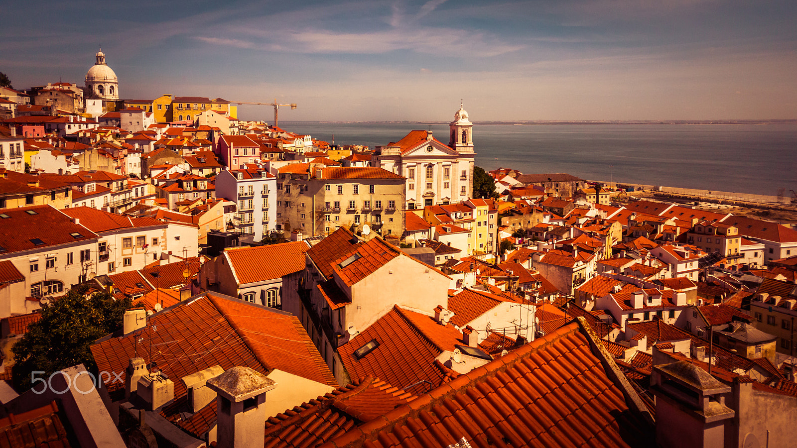 Samsung Galaxy S7 Rear Camera sample photo. Lisbon rooftops photography