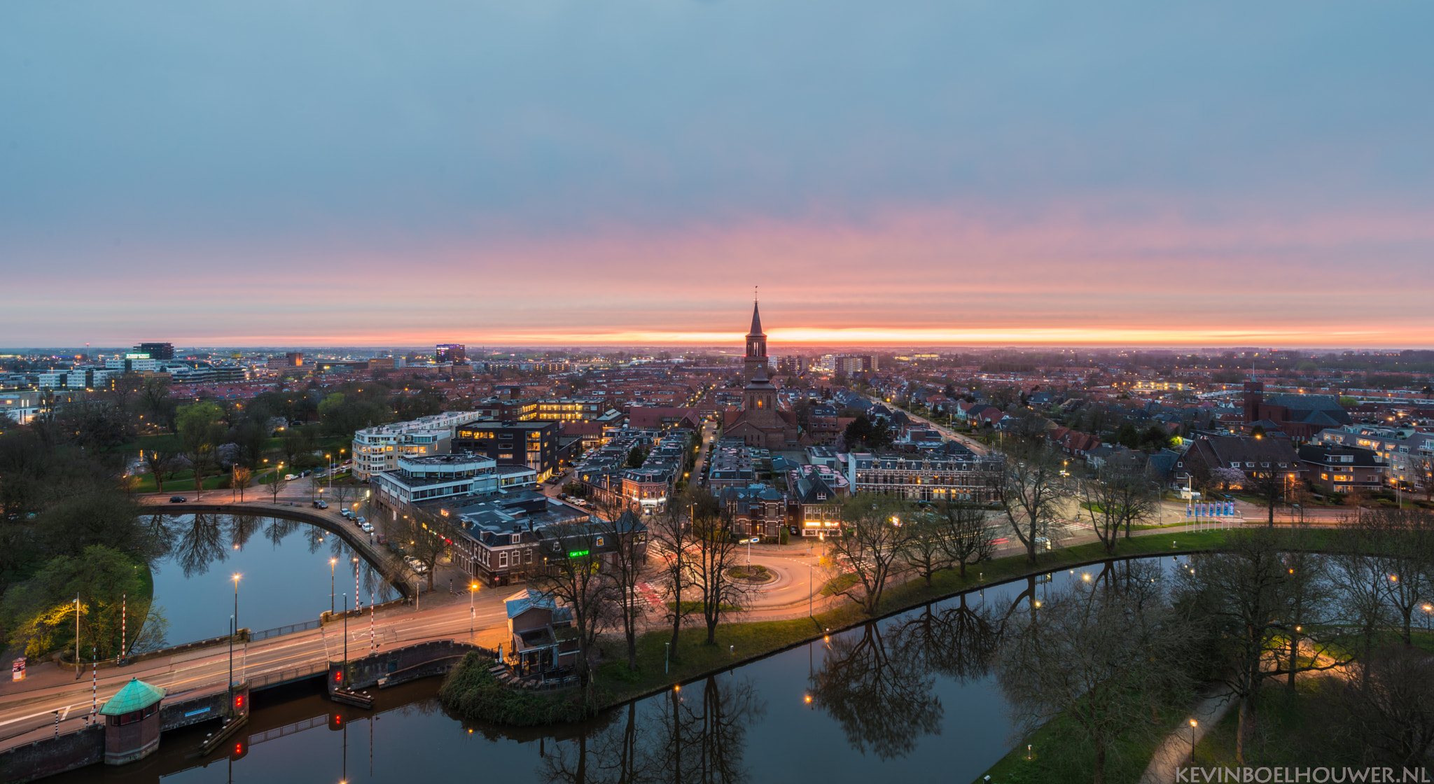 Nikon D600 sample photo. Sunset leeuwarden from the oldehove photography