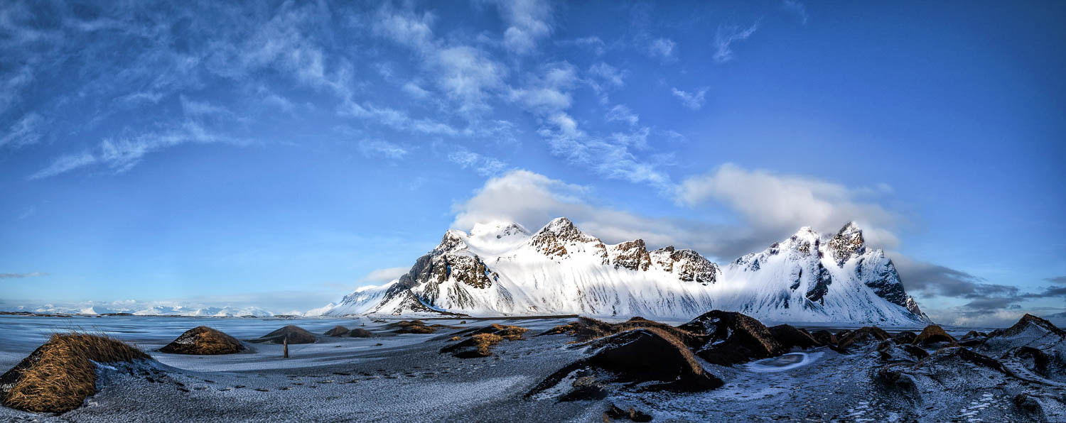 Nikon AF-S Nikkor 14-24mm F2.8G ED sample photo. Vestrahorn mountain photography
