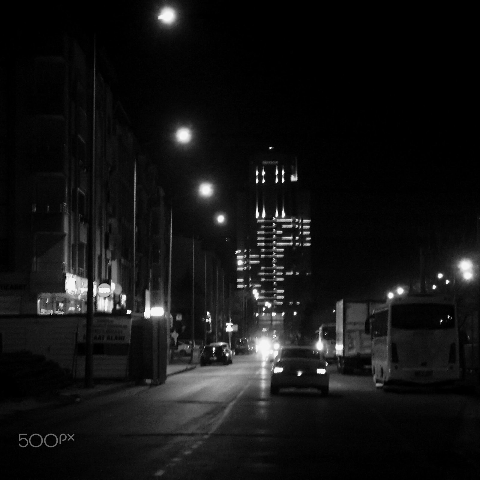 Samsung ST65 sample photo. It's a compact camera and one night to the darkness photography
