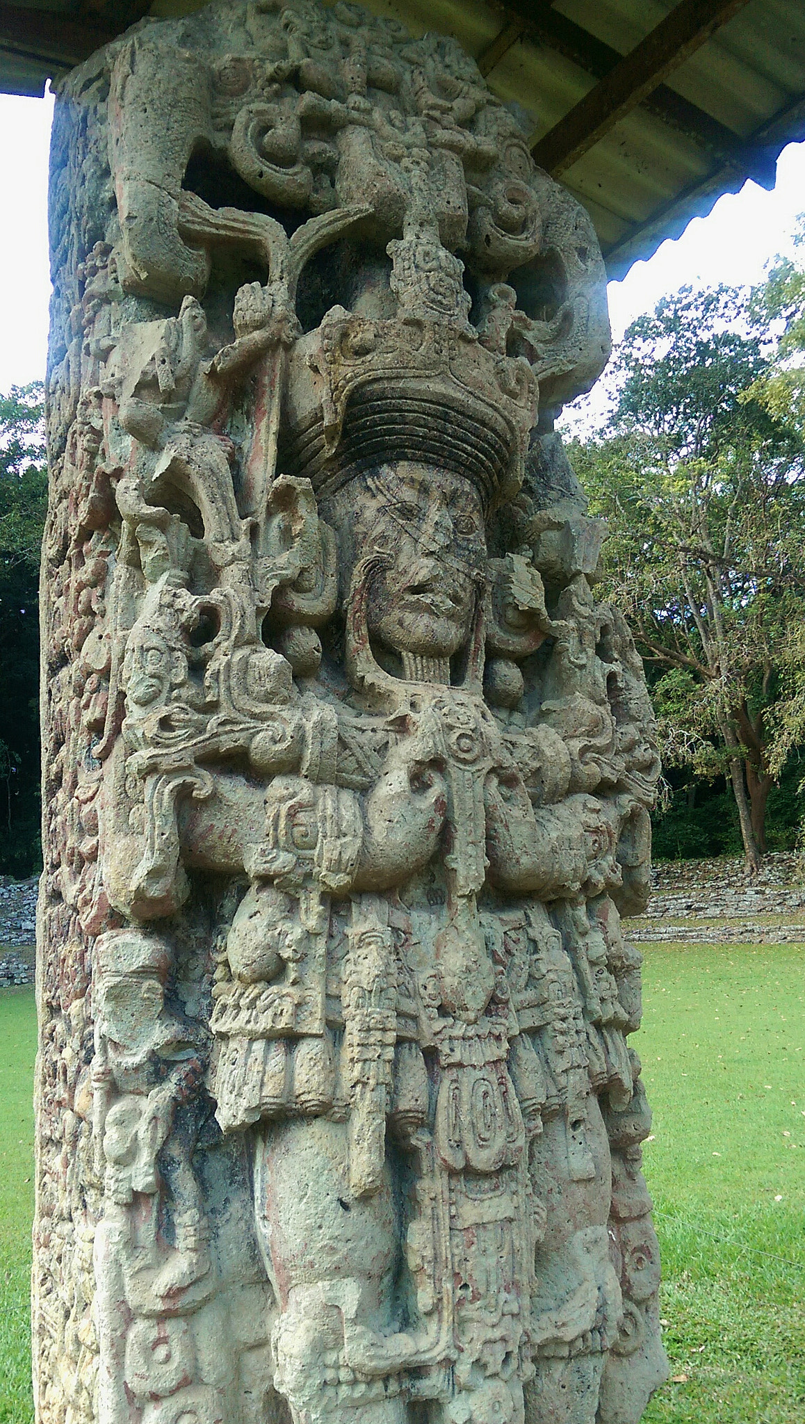 HTC ONE (M8) sample photo. Stela of king 18 rabbit of copán, honduras photography