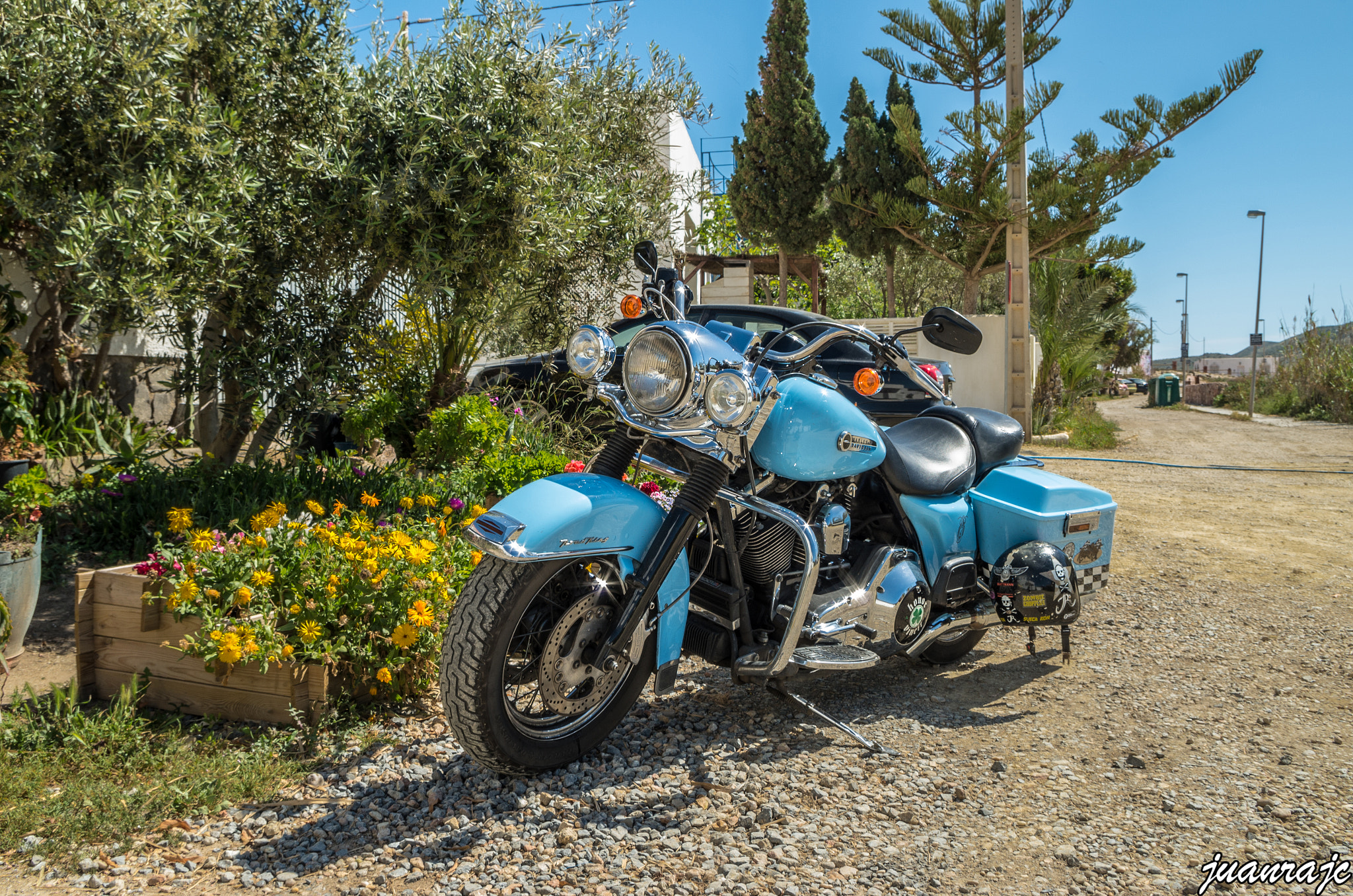 Pentax K-50 sample photo. Harley davidson en los escullos photography