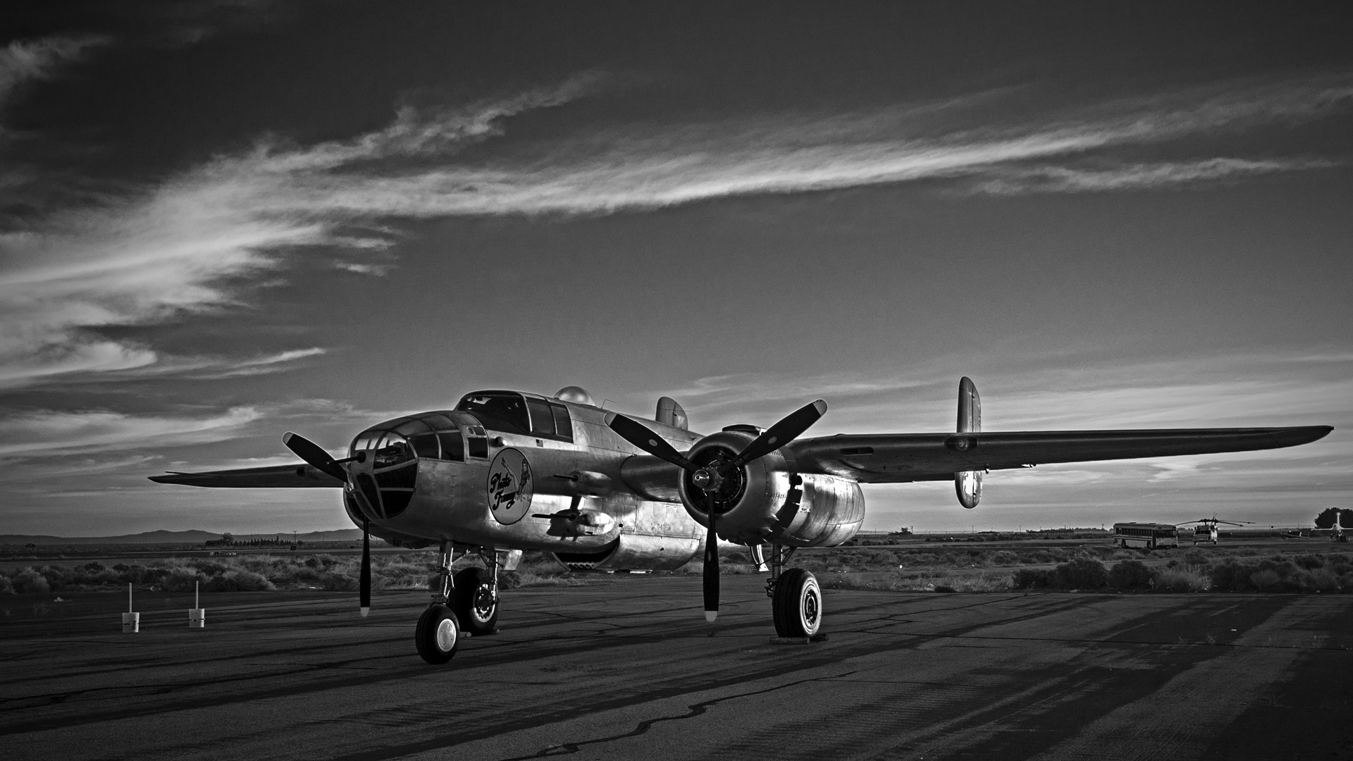 Nikon AF Nikkor 35mm F2D sample photo. North american b-25j mitchell photography