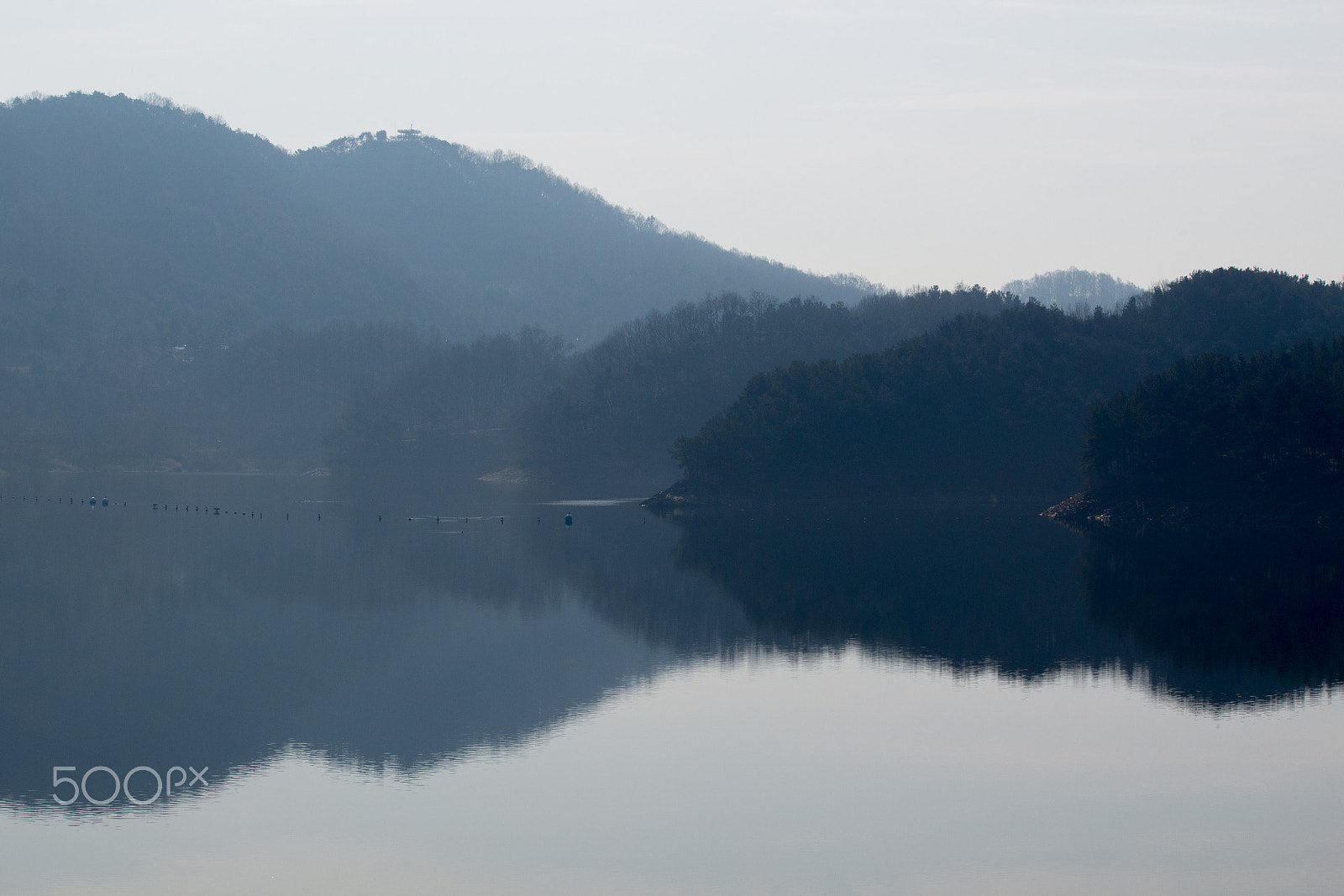 Canon EOS 100D (EOS Rebel SL1 / EOS Kiss X7) sample photo. Daecheong lake in south korea photography