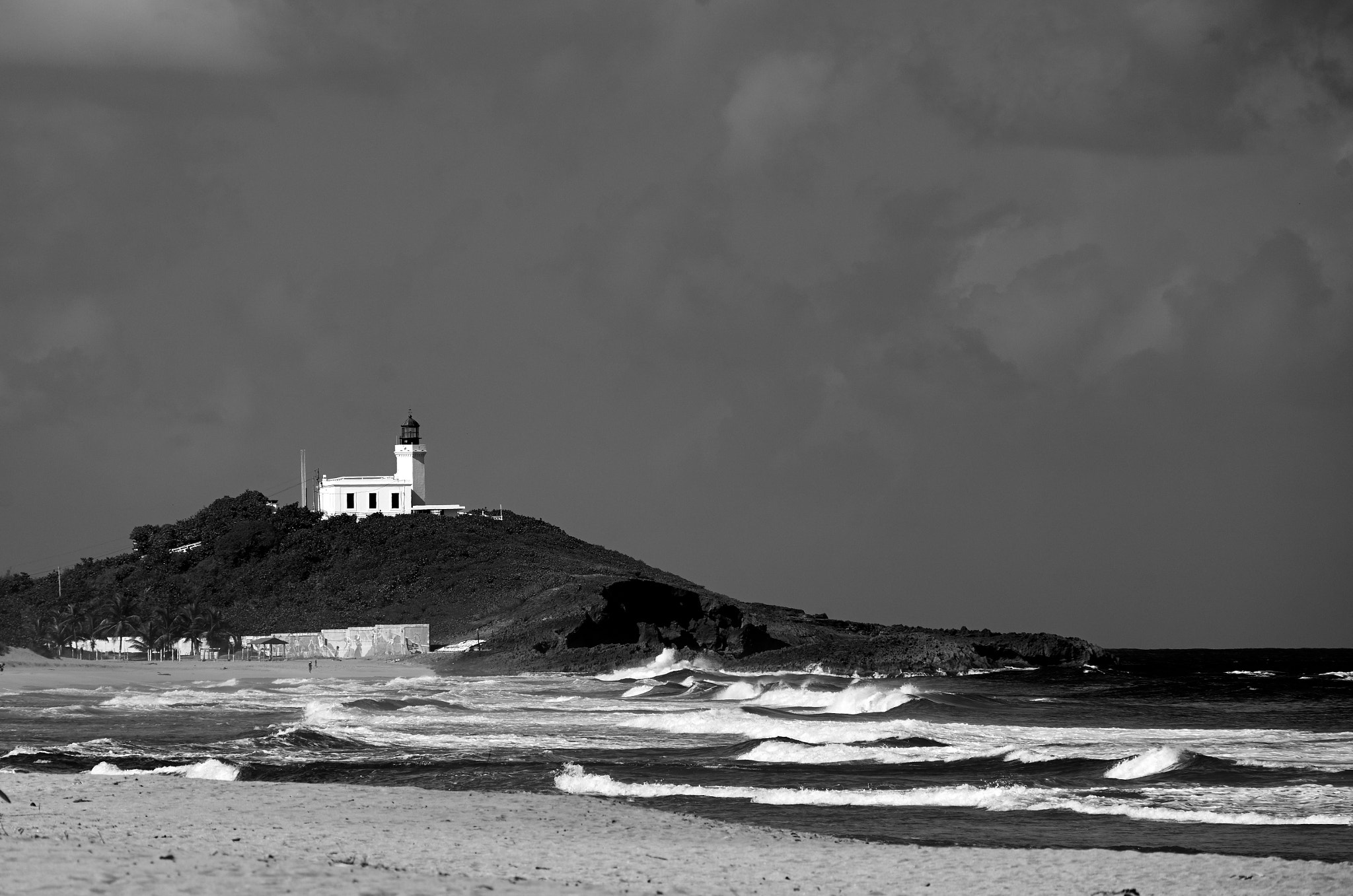 Sony a7 II + Minolta AF 70-210mm F4 Macro sample photo. Light house in vieques photography