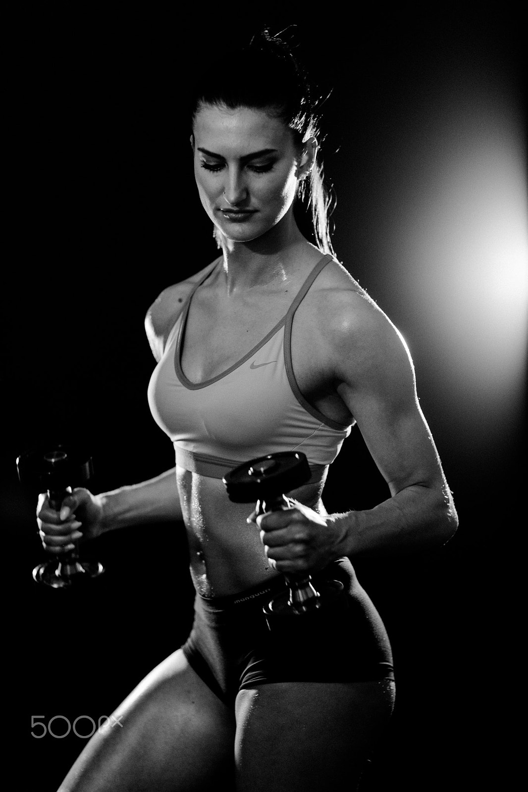 Canon EF 85mm F1.2L II USM sample photo. Vika fitgirl fitness shoot photography