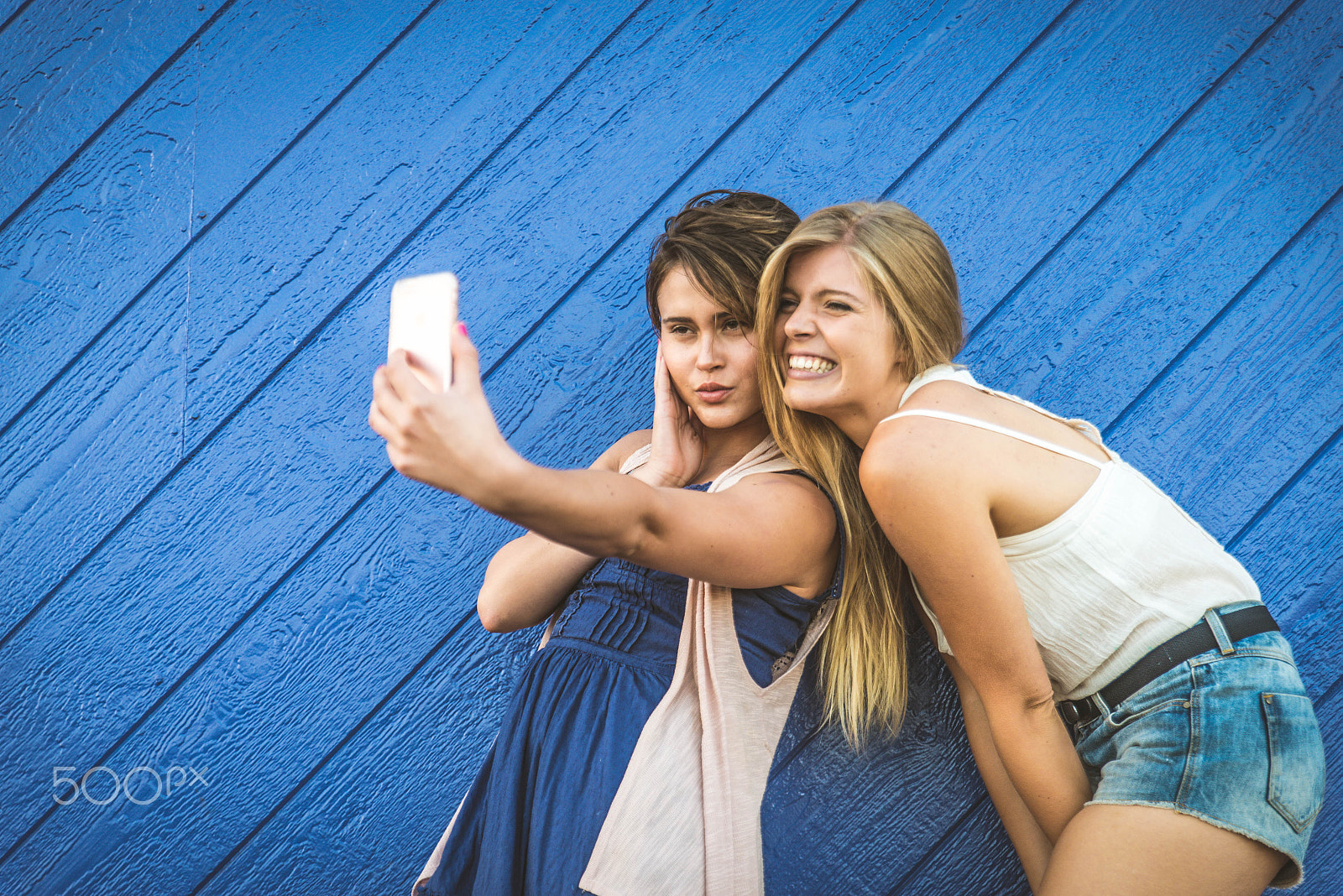 Nikon D610 sample photo. Two girls taking selfie photography