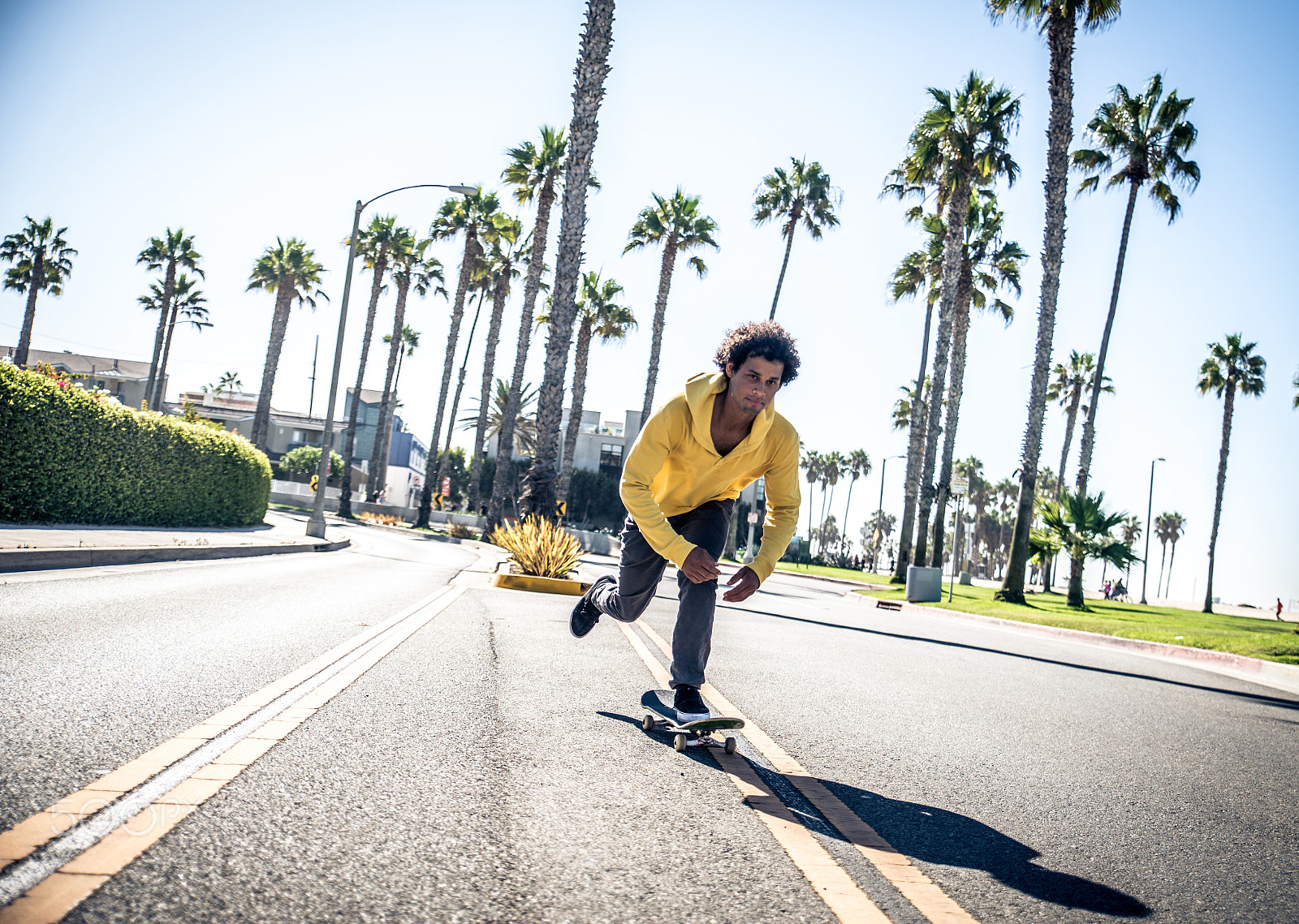 Tamron SP 24-70mm F2.8 Di VC USD sample photo. Skateboarder photography