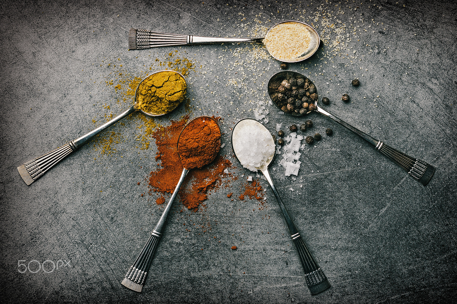 Sigma 70-200mm F2.8 EX DG OS HSM sample photo. Spoons and spices photography