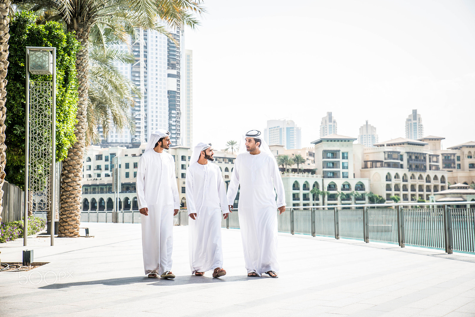 Tamron SP 24-70mm F2.8 Di VC USD sample photo. Arabian businessmen meeting outdoors photography