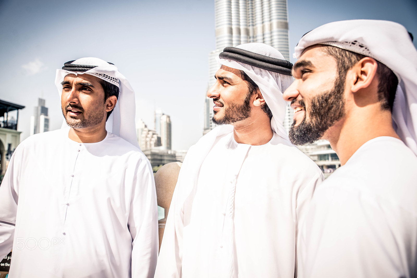 Nikon D610 + Tamron SP 24-70mm F2.8 Di VC USD sample photo. Arabian businessmen meeting outdoors photography