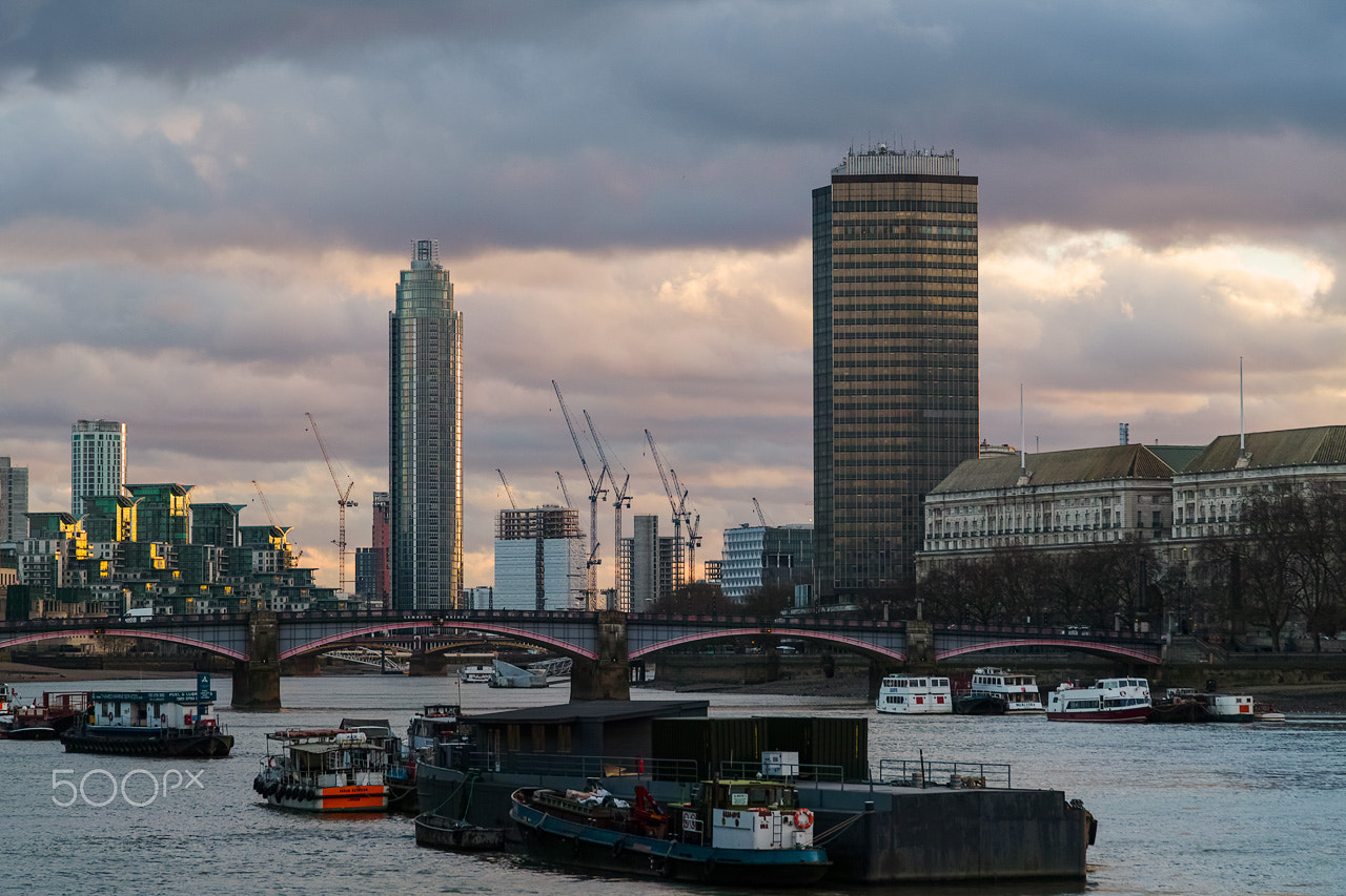 Canon 24-105mm F4 DG OS HSM | Art 013 sample photo. London sunset photography