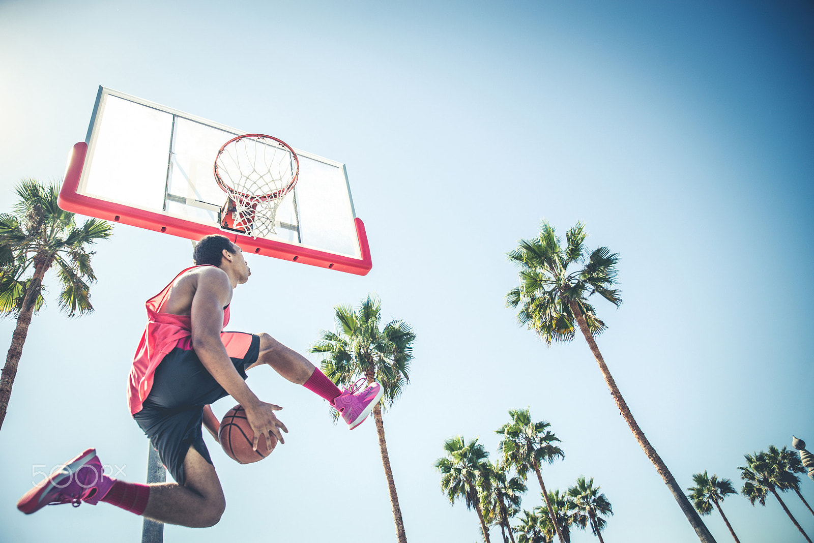 Tamron SP 24-70mm F2.8 Di VC USD sample photo. Baketball player making a dunk photography