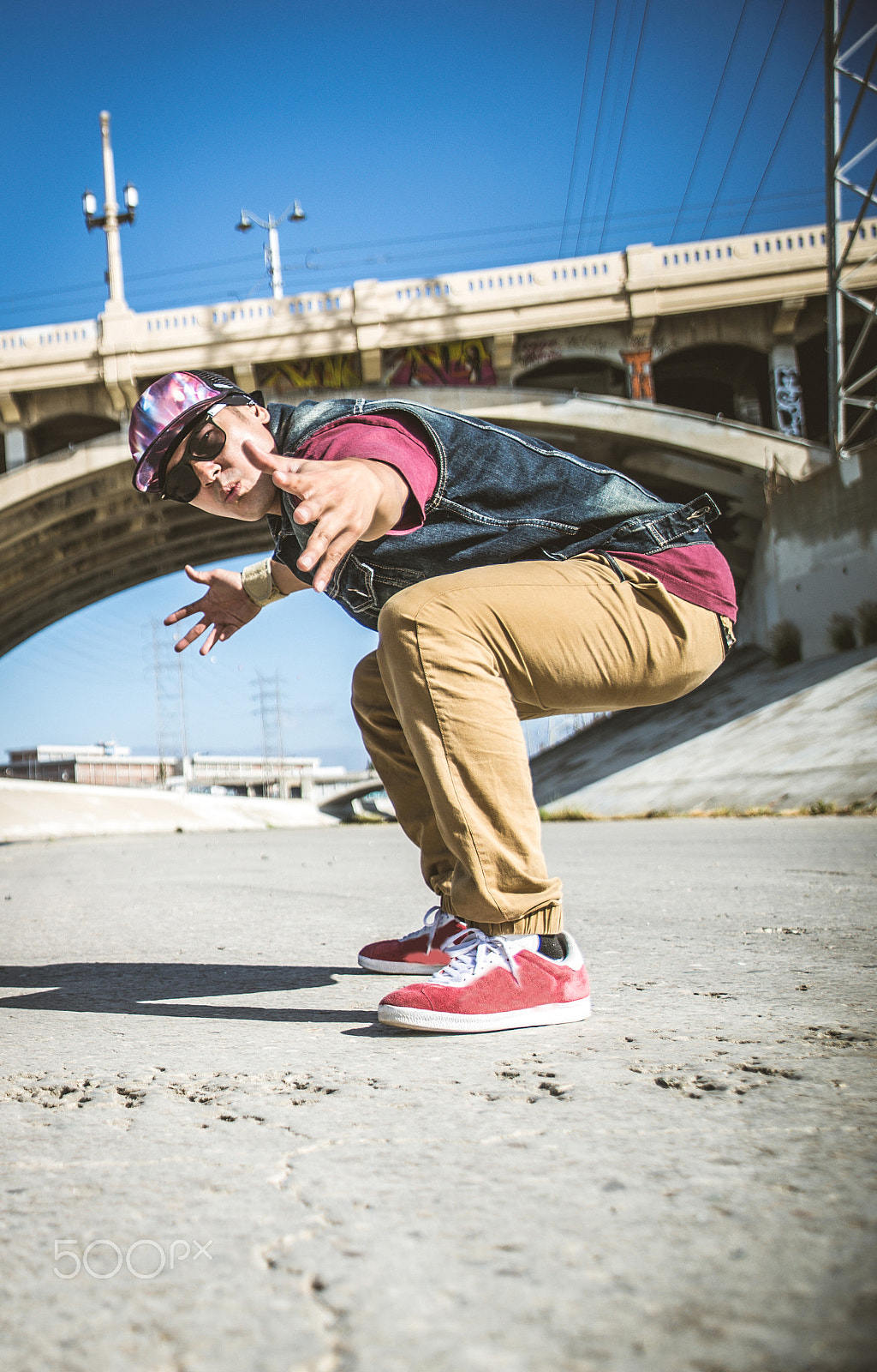 Tamron SP 24-70mm F2.8 Di VC USD sample photo. Breakdancers perfrming tricks photography
