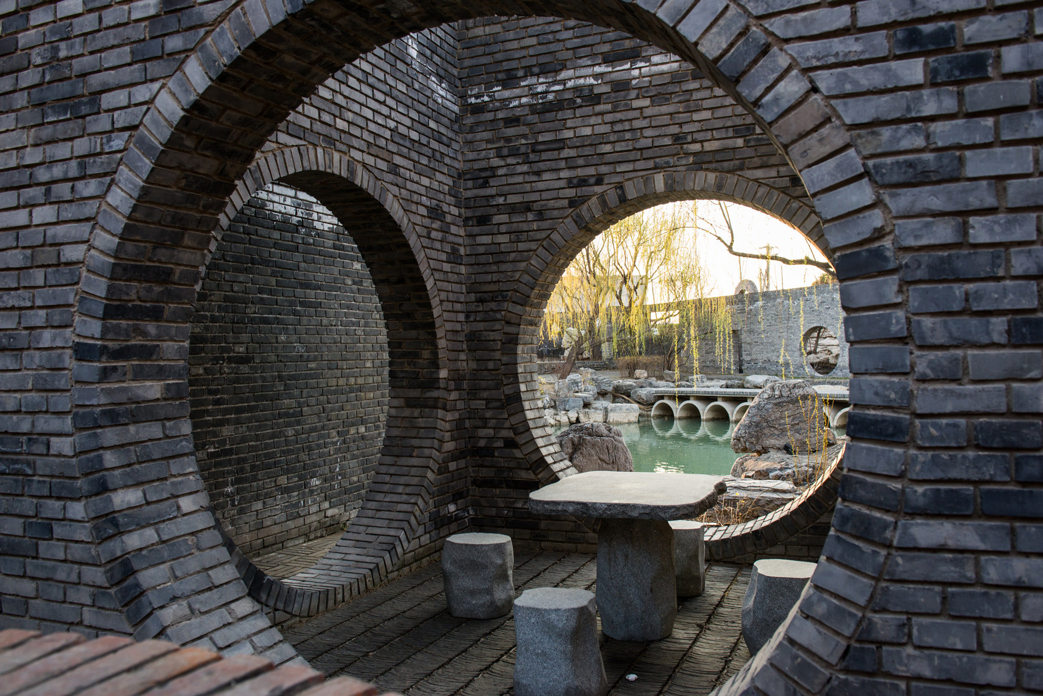Nikon AF-S Nikkor 24-70mm F2.8G ED sample photo. Red brick art museum photography
