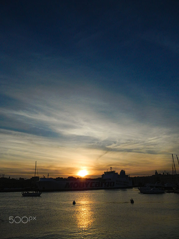 Nikon Coolpix S800c sample photo. Sunset from sicily.... photography