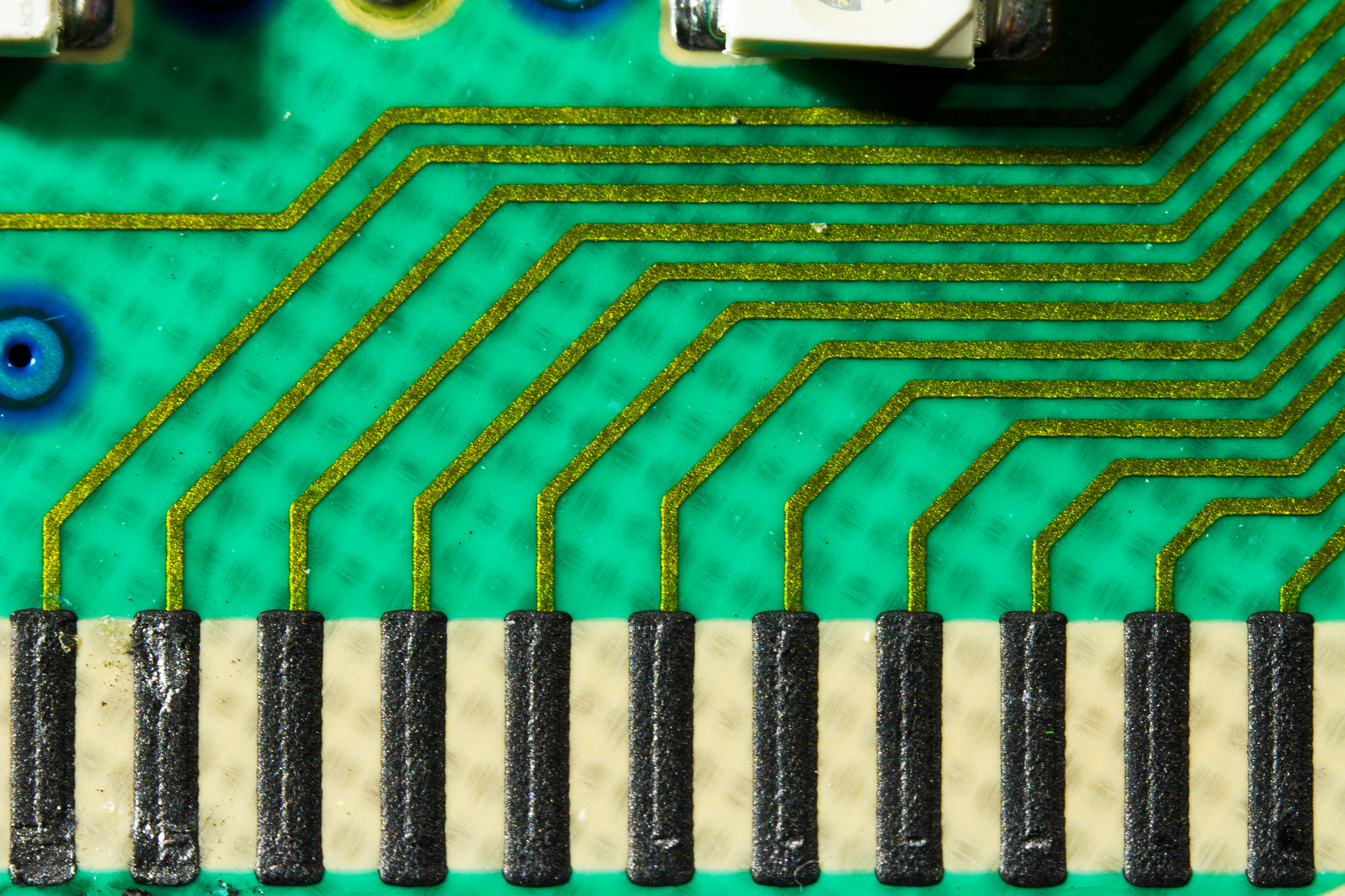 Canon EOS 60D + Canon EF 100mm F2.8L Macro IS USM sample photo. Piano circuit board photography