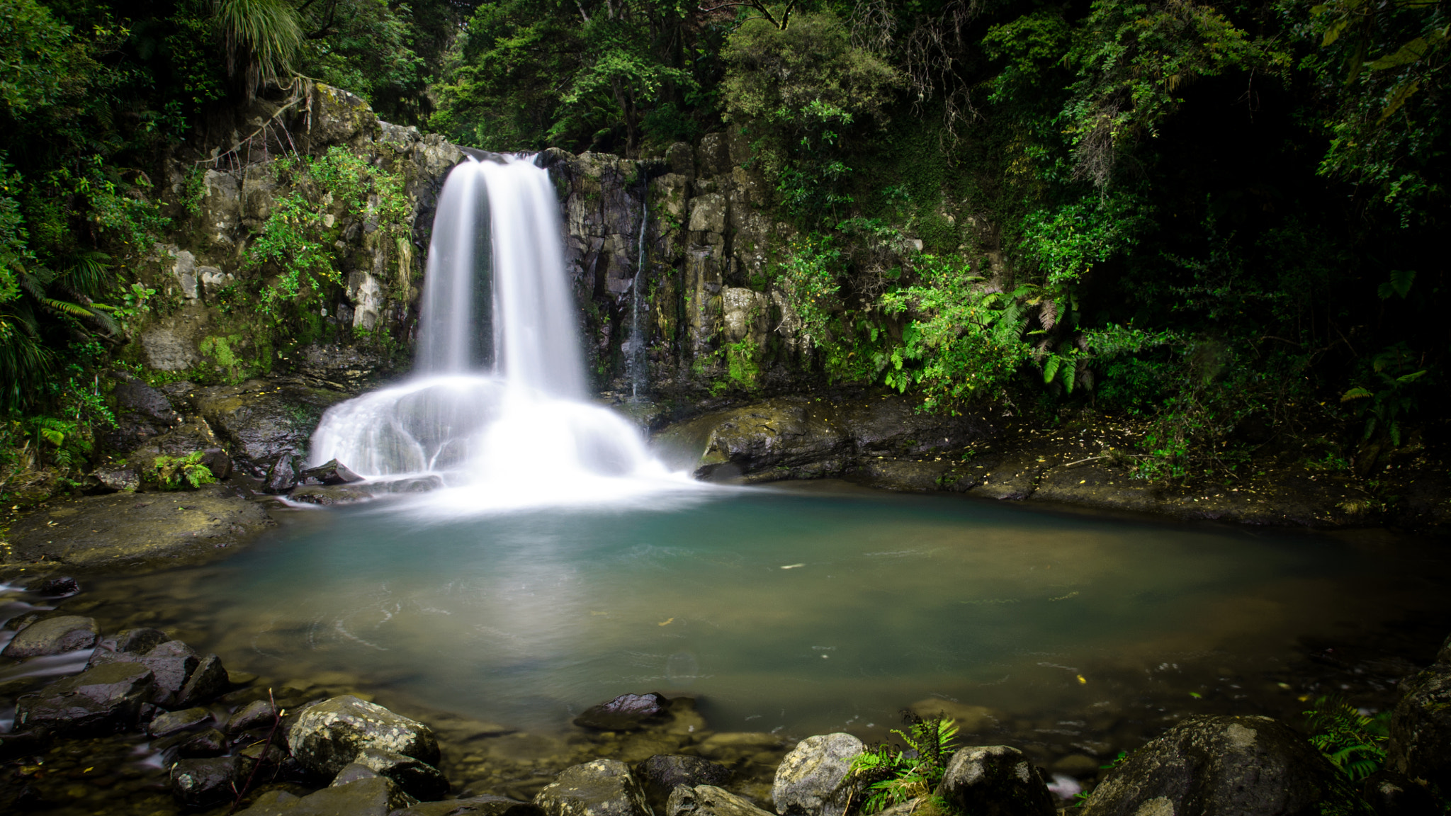 Nikon D5000 sample photo. Waiau falls, new zealand photography