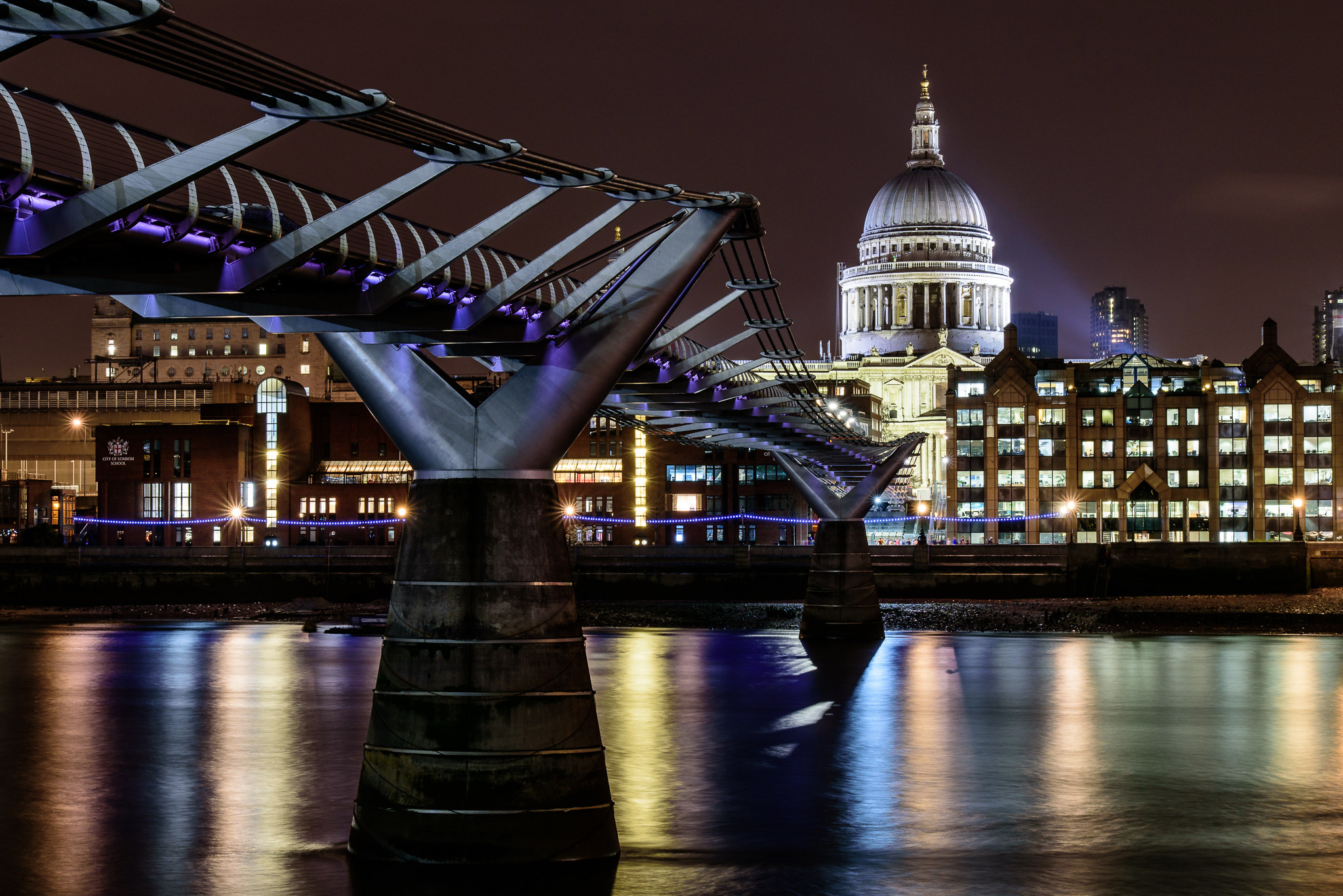 Nikon D750 + Sigma 24-105mm F4 DG OS HSM Art sample photo. London long exposures photography