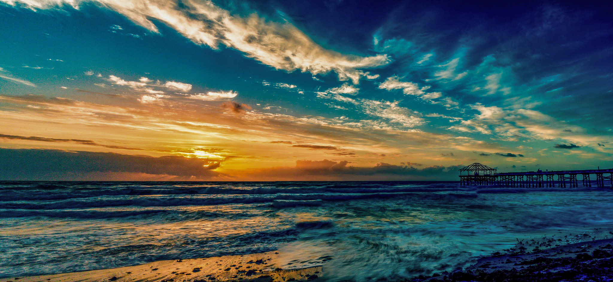 Canon EF 35-135mm f/4-5.6 USM sample photo. Early morning on the florida coast photography