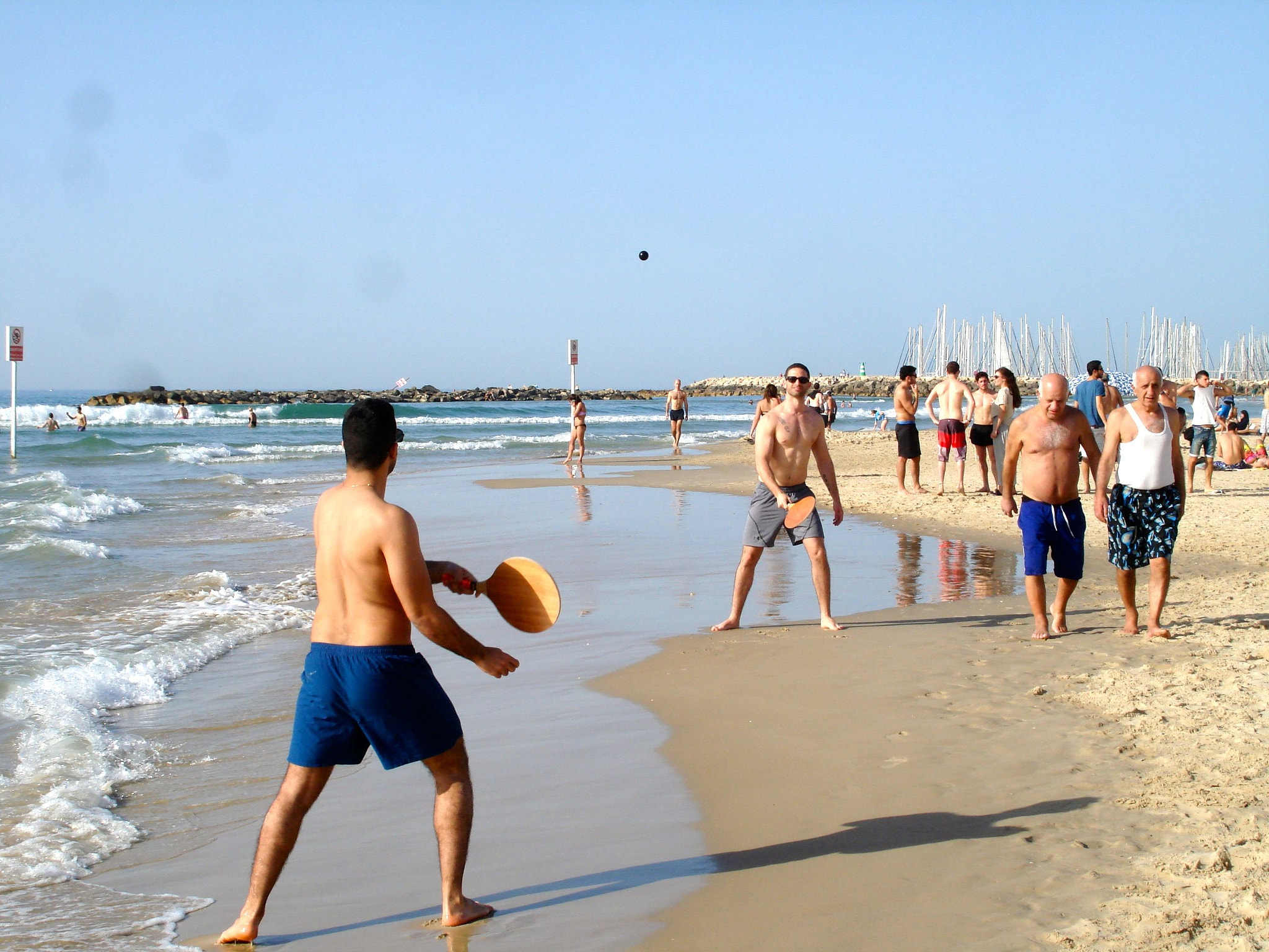 Sony DSC-W100 sample photo. Beach game,tel aviv photography