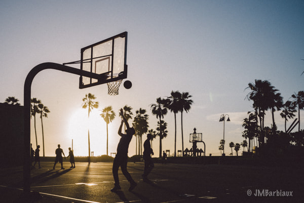 Summicron-M 1:2/35 ASPH. sample photo. Venice beach basketball photography