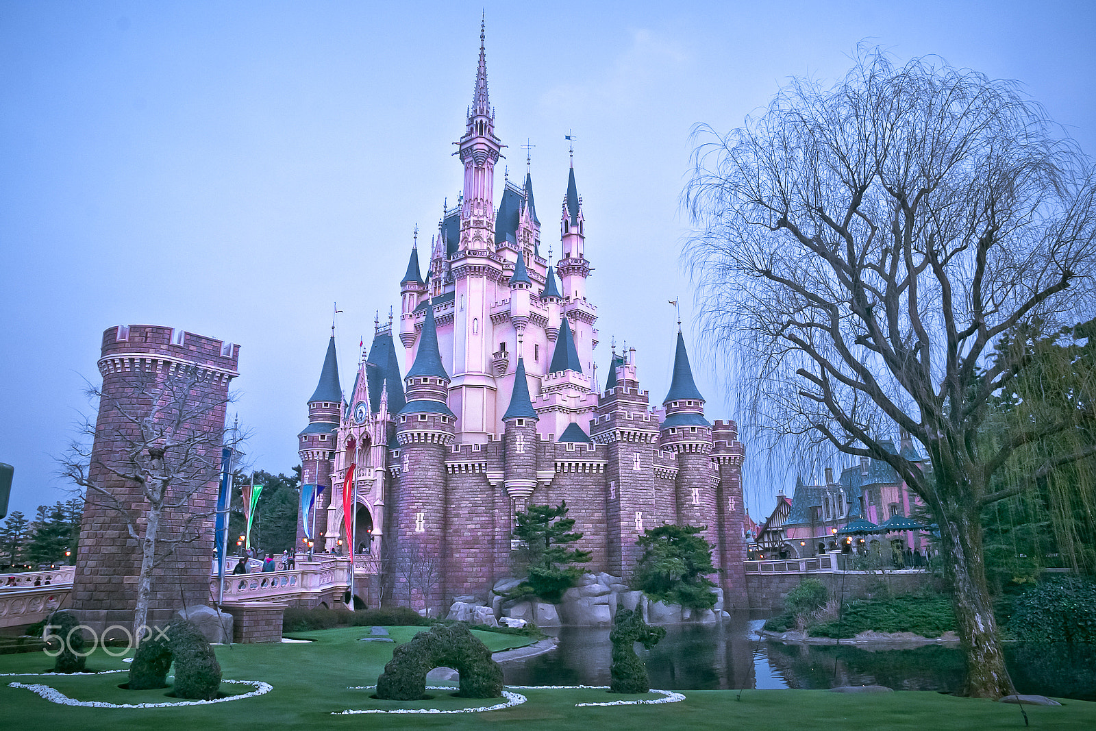 Canon EOS 70D sample photo. The castle at tokyo disneyland photography