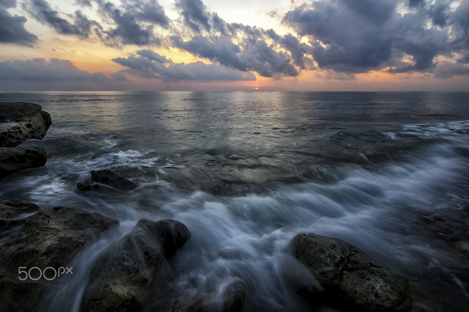 Nikon D7200 sample photo. When clouds decides to compete with waves photography