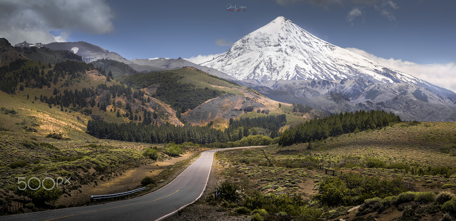 Nikon D810 + Sigma 70-300mm F4-5.6 APO DG Macro sample photo. Camino al volcán lanin photography